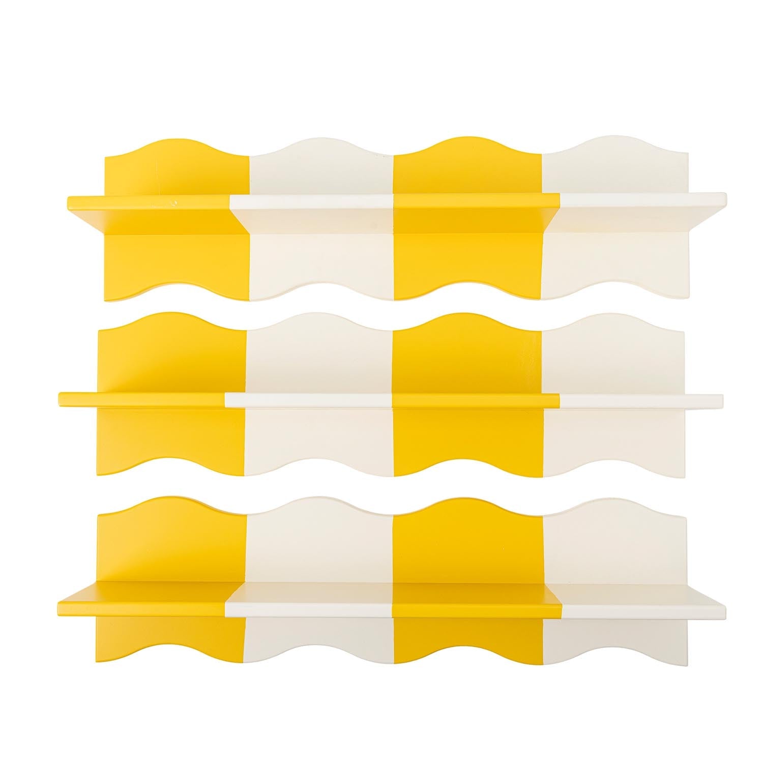 Bubbi Regal, Gelb, MDF in Gelb präsentiert im Onlineshop von KAQTU Design AG. Wandregal ist von Bloomingville Mini
