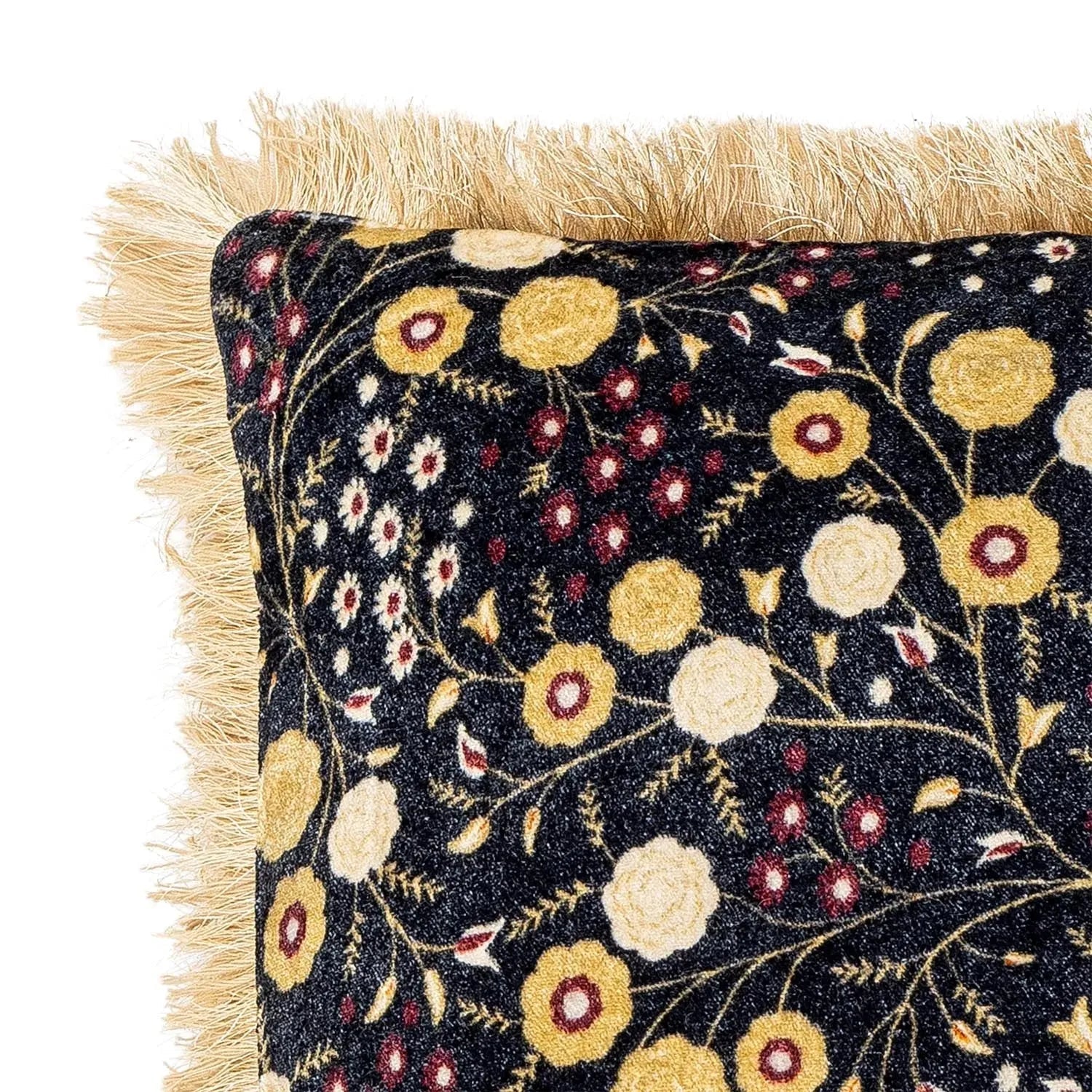 Eydis Kissen, Blau, Viskose in Blau präsentiert im Onlineshop von KAQTU Design AG. Deko Kissen ist von Bloomingville