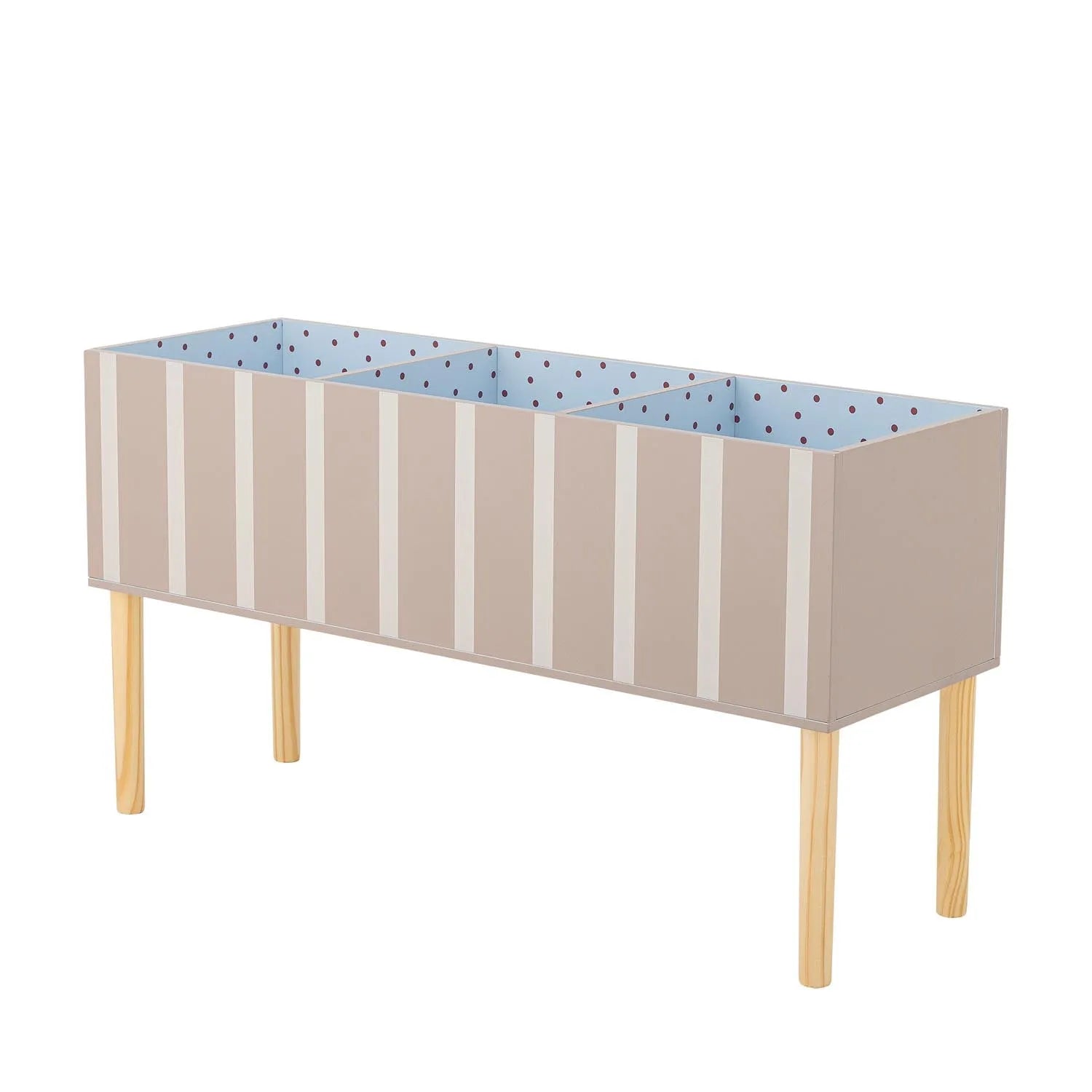 Salam Bücherständer, Braun, FSC®100%, MDF in Braun präsentiert im Onlineshop von KAQTU Design AG. Standregal ist von Bloomingville Mini