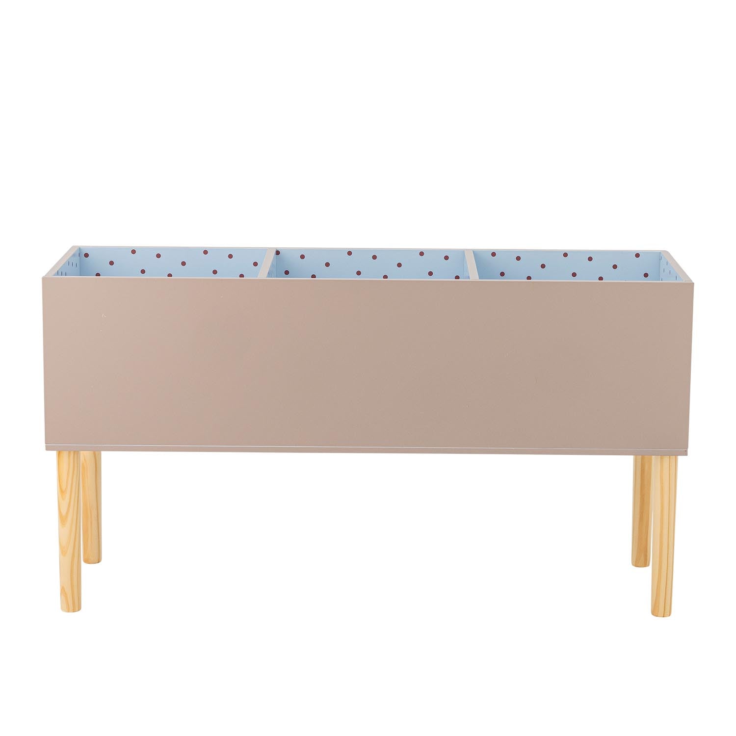 Salam Bücherständer, Braun, FSC®100%, MDF in Braun präsentiert im Onlineshop von KAQTU Design AG. Standregal ist von Bloomingville Mini