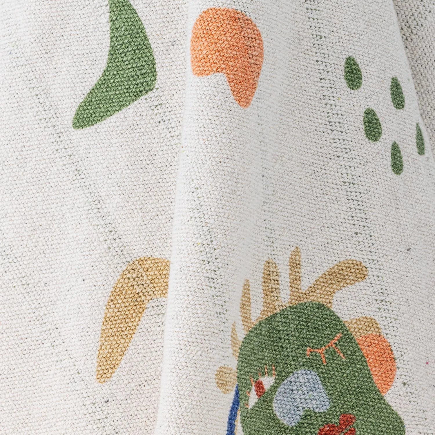 Sylvie Decke, Natur, Recycelte Baumwolle in Natur präsentiert im Onlineshop von KAQTU Design AG. Bettüberwurf ist von Bloomingville Mini