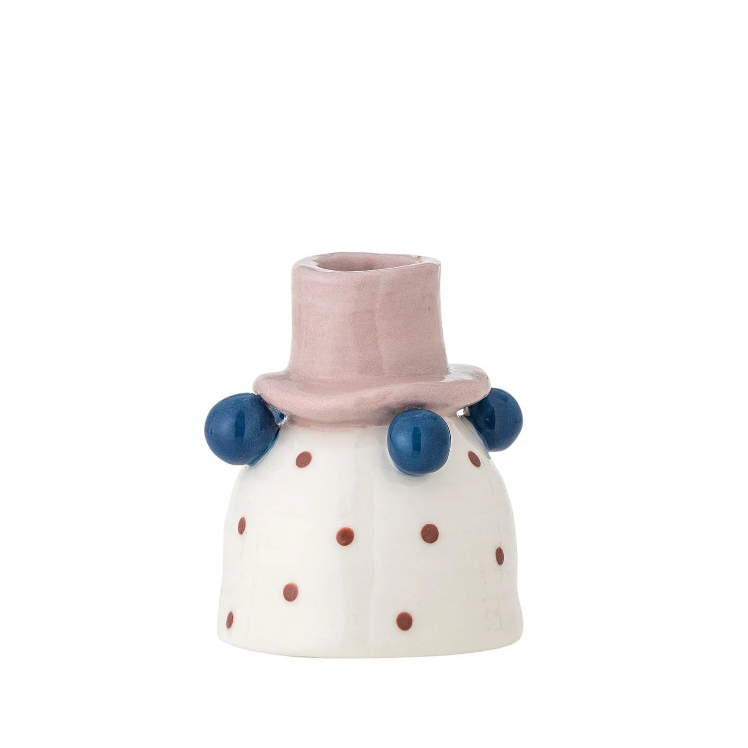Tacana Kerzenhalter, Rose, Steingut in Rose präsentiert im Onlineshop von KAQTU Design AG. Kerzenständer ist von Bloomingville
