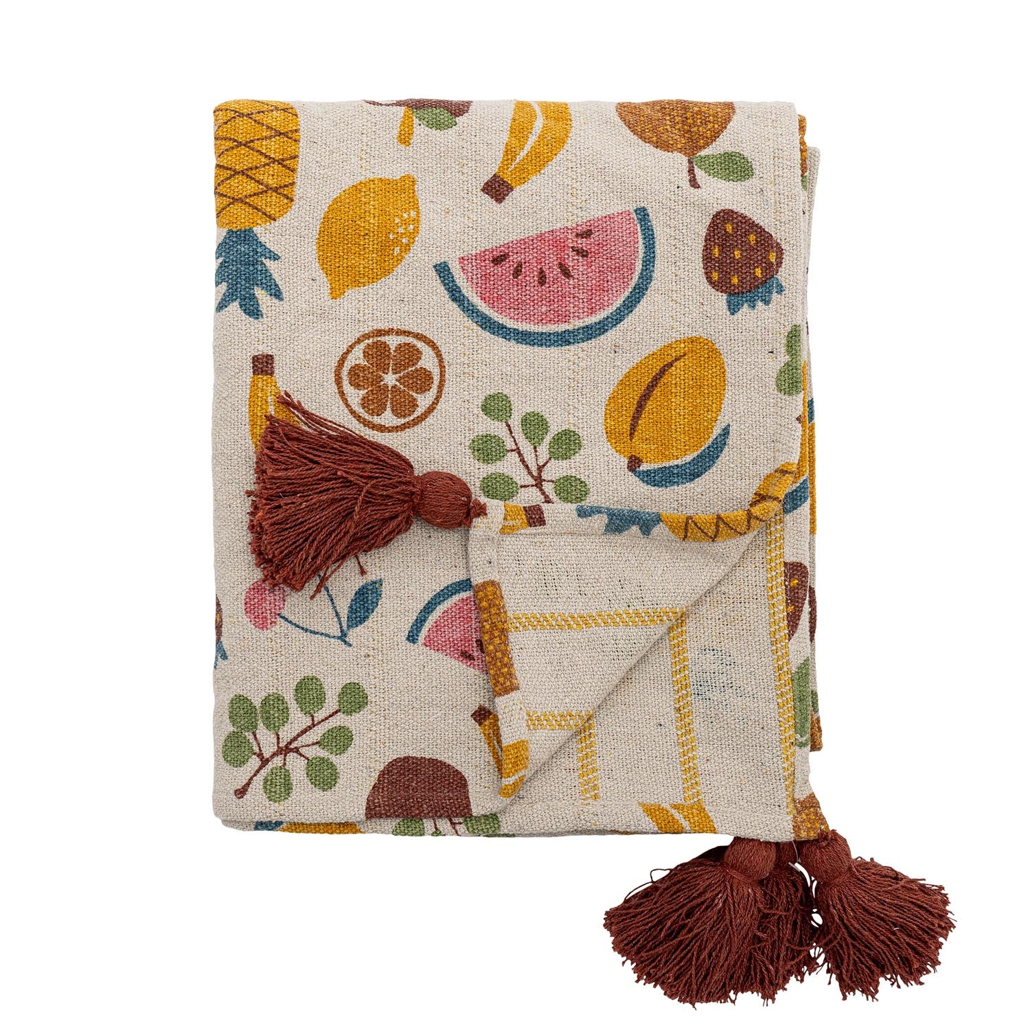 Fruitta ceiling, yellow, recycled cotton