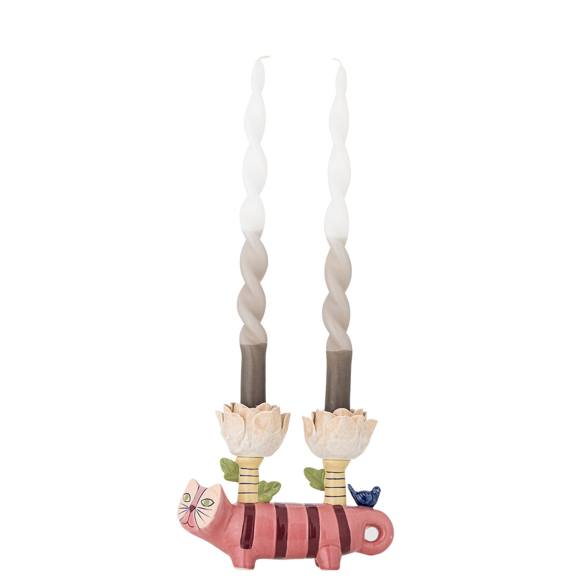 Missy Kerzenhalter, Rose, Steingut in Rose präsentiert im Onlineshop von KAQTU Design AG. Kerzenständer ist von Bloomingville