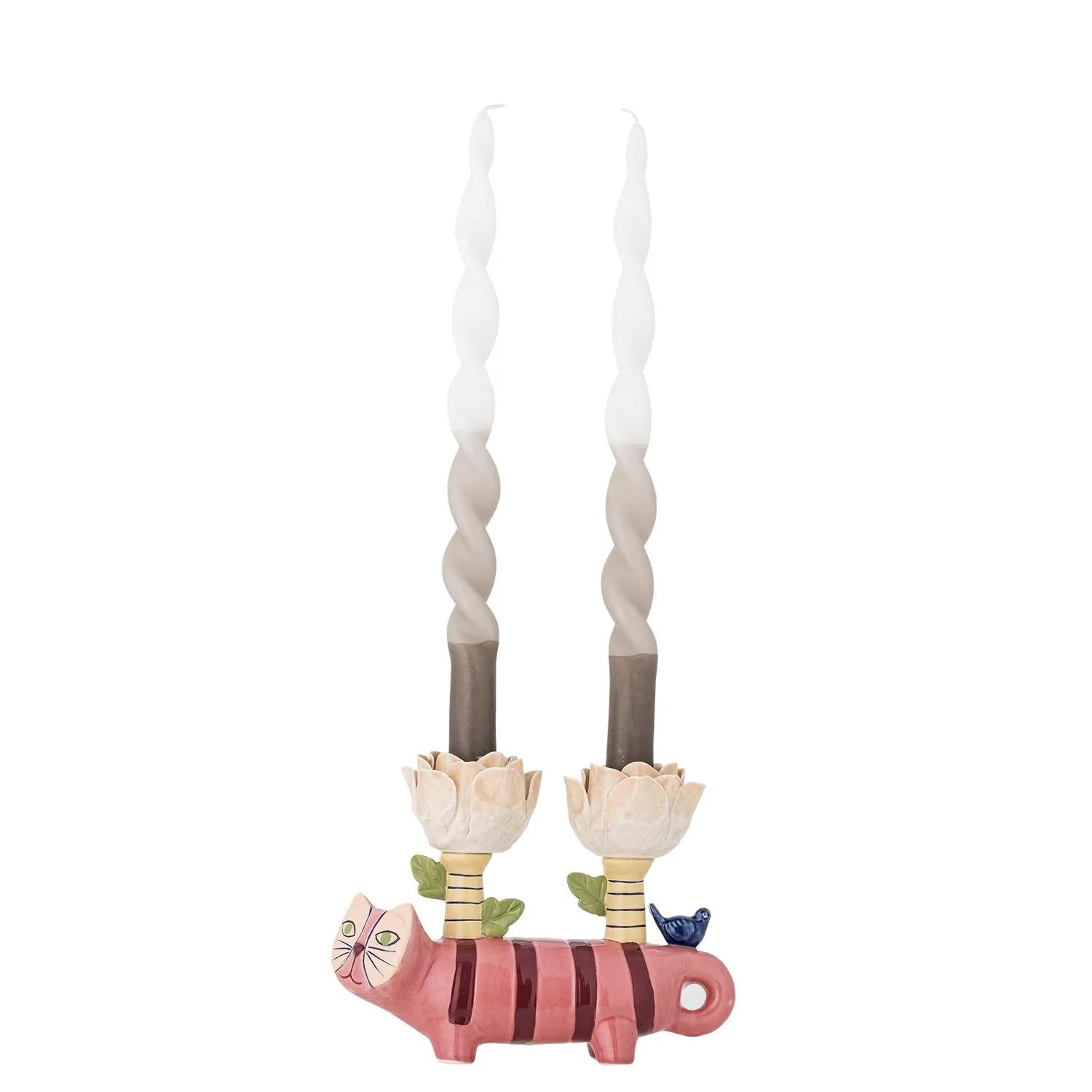 Missy Kerzenhalter, Rose, Steingut in Rose präsentiert im Onlineshop von KAQTU Design AG. Kerzenständer ist von Bloomingville