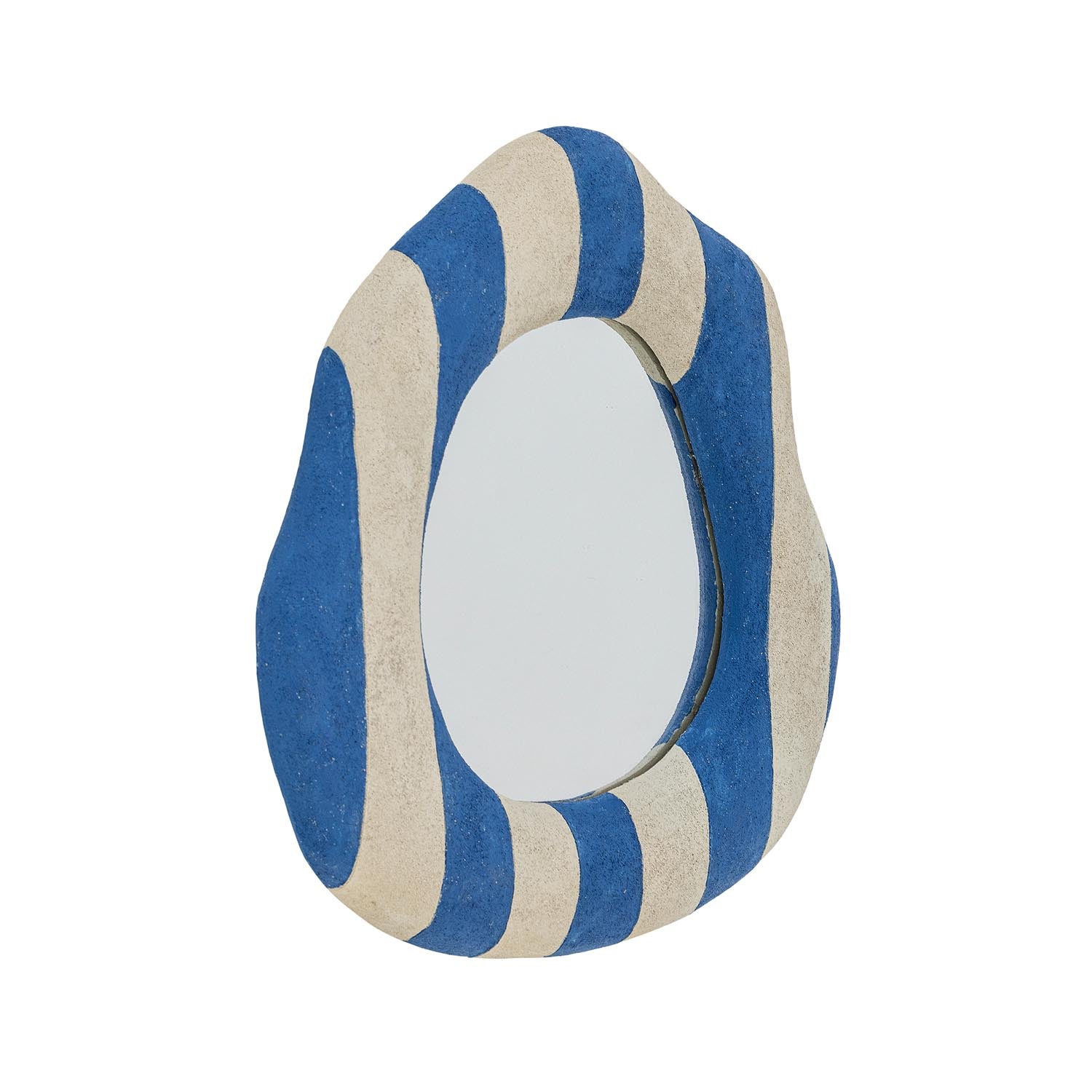 Travis Wand-Spiegel, Blau, Polyresin in Blau präsentiert im Onlineshop von KAQTU Design AG. Spiegel ist von Bloomingville