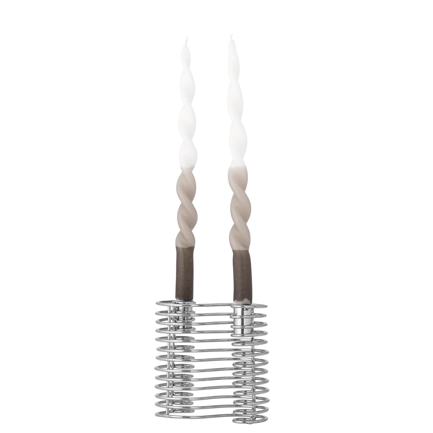 Wavela Kerzenhalter, Silber, Eisen in Silber präsentiert im Onlineshop von KAQTU Design AG. Teelichthalter ist von Bloomingville