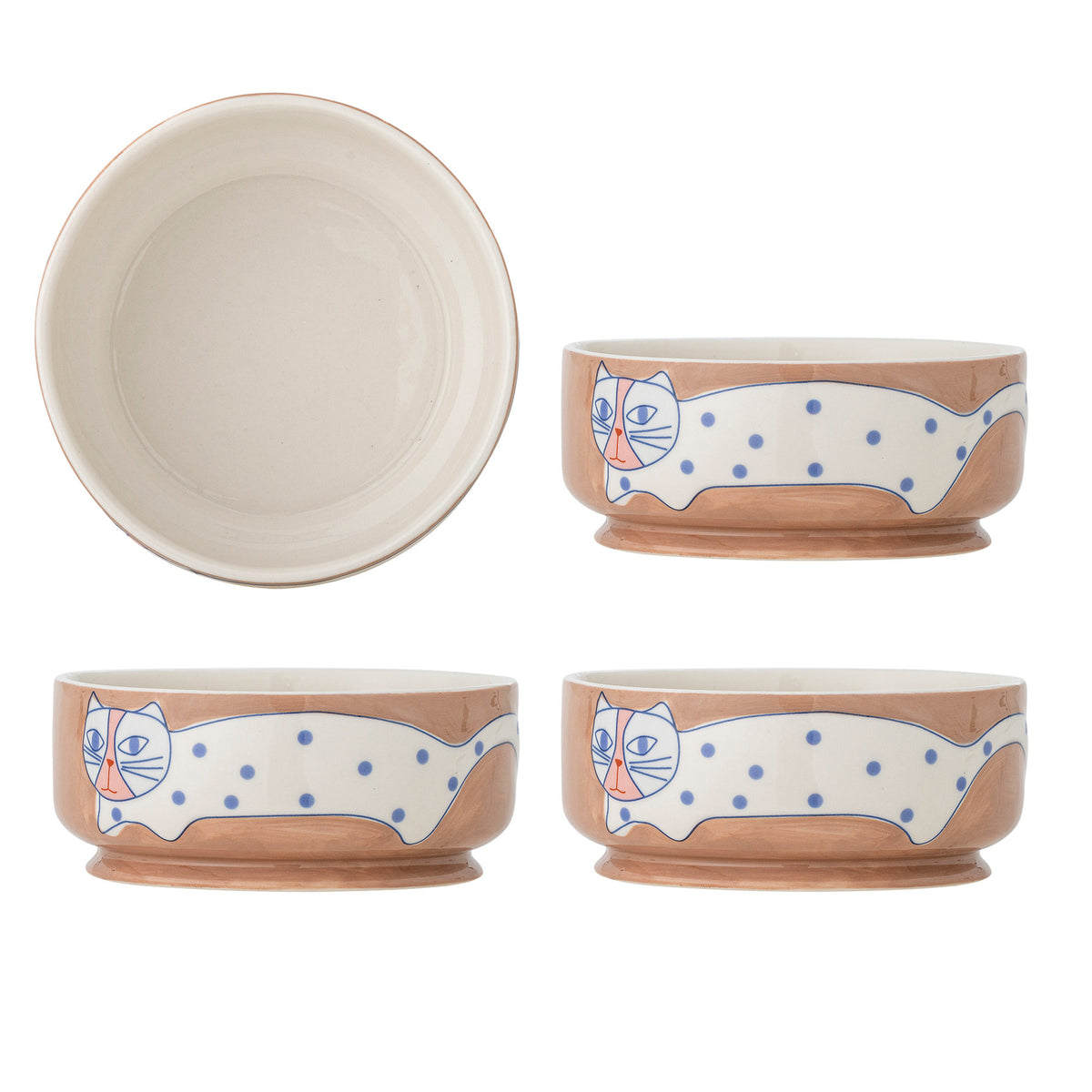 Missy Schale, Braun, Steingut in Braun präsentiert im Onlineshop von KAQTU Design AG. Schale ist von Bloomingville