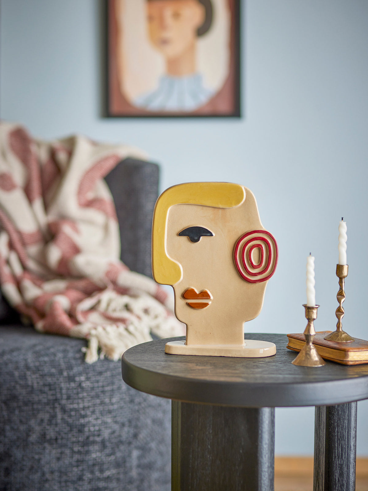Voila Deko, Braun, Steingut in Braun präsentiert im Onlineshop von KAQTU Design AG. Weihnachtszubehör ist von Bloomingville