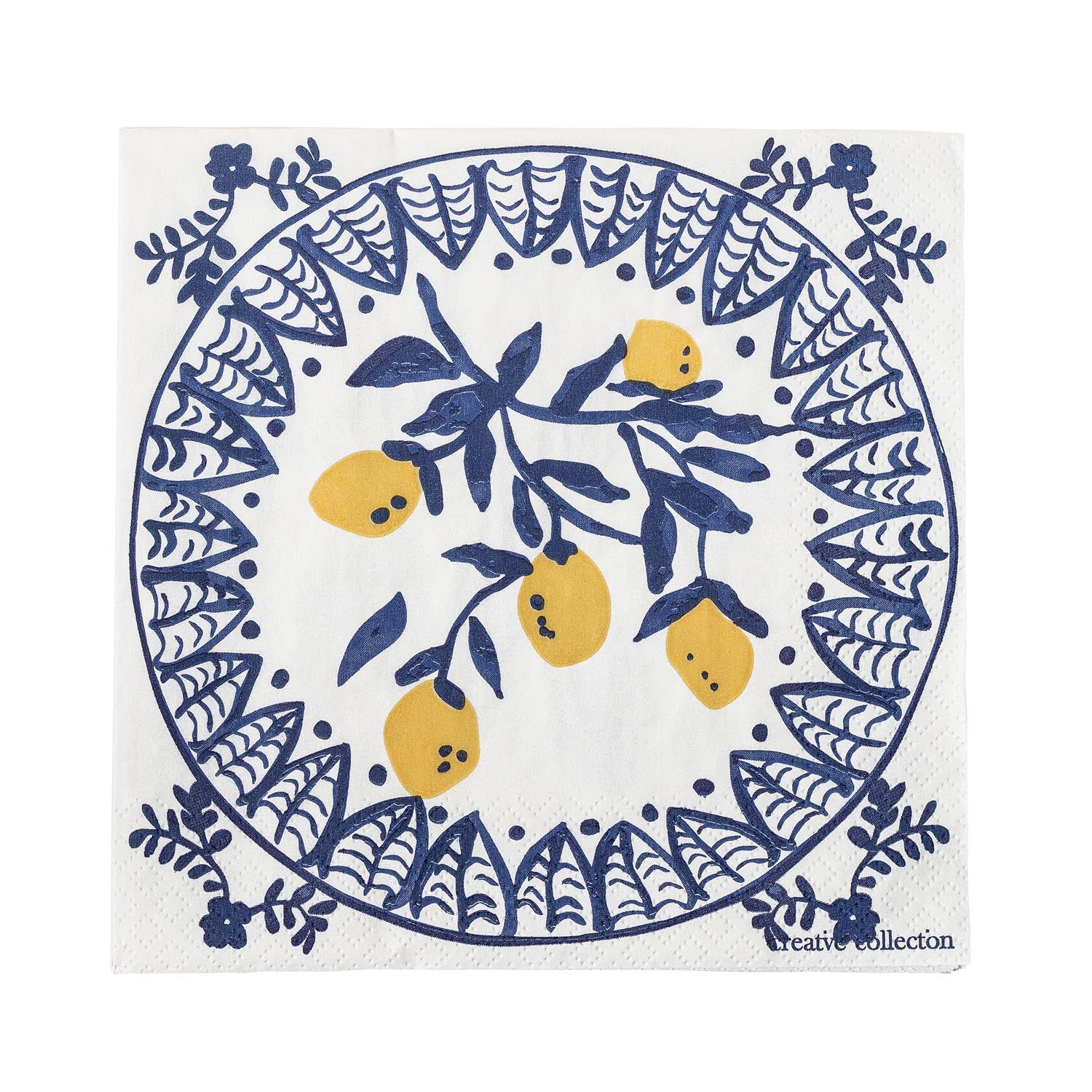 Maxima Serviette, Blau, FSC® Mix, Papier in Blau präsentiert im Onlineshop von KAQTU Design AG. Servietten ist von Creative Collection