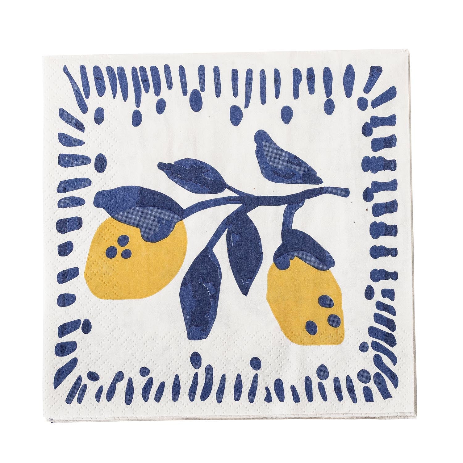 Maxima Serviette, Blau, FSC® Mix, Papier in Blau präsentiert im Onlineshop von KAQTU Design AG. Servietten ist von Creative Collection