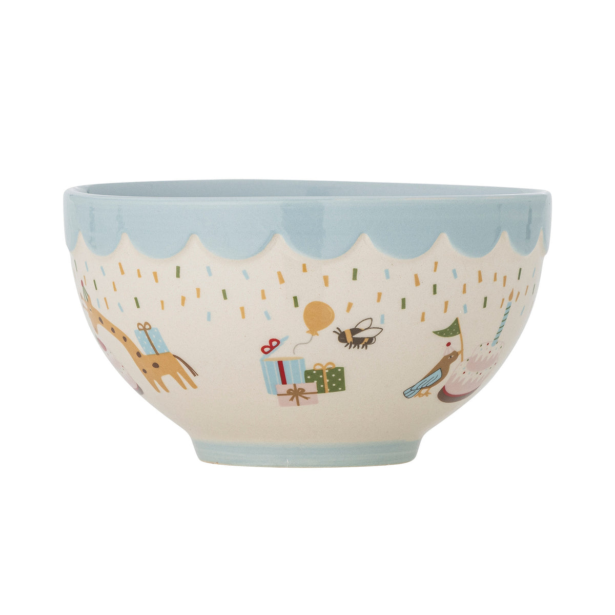Celebrate Schale, Blau, Steingut in Blau präsentiert im Onlineshop von KAQTU Design AG. Schale ist von Bloomingville Mini