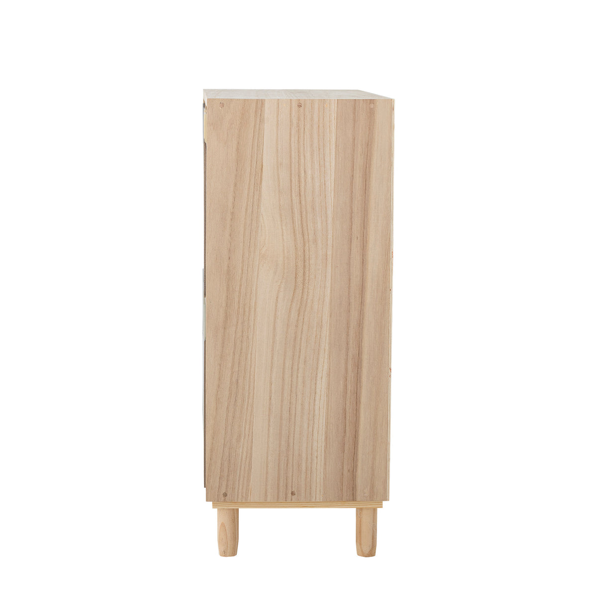Calle Bücherregal mit Schubladen, Bunt, Paulownia in Multi präsentiert im Onlineshop von KAQTU Design AG. Bücherregal ist von Bloomingville Mini