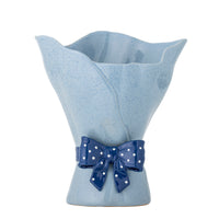 Belivia vase, blue, earthenware