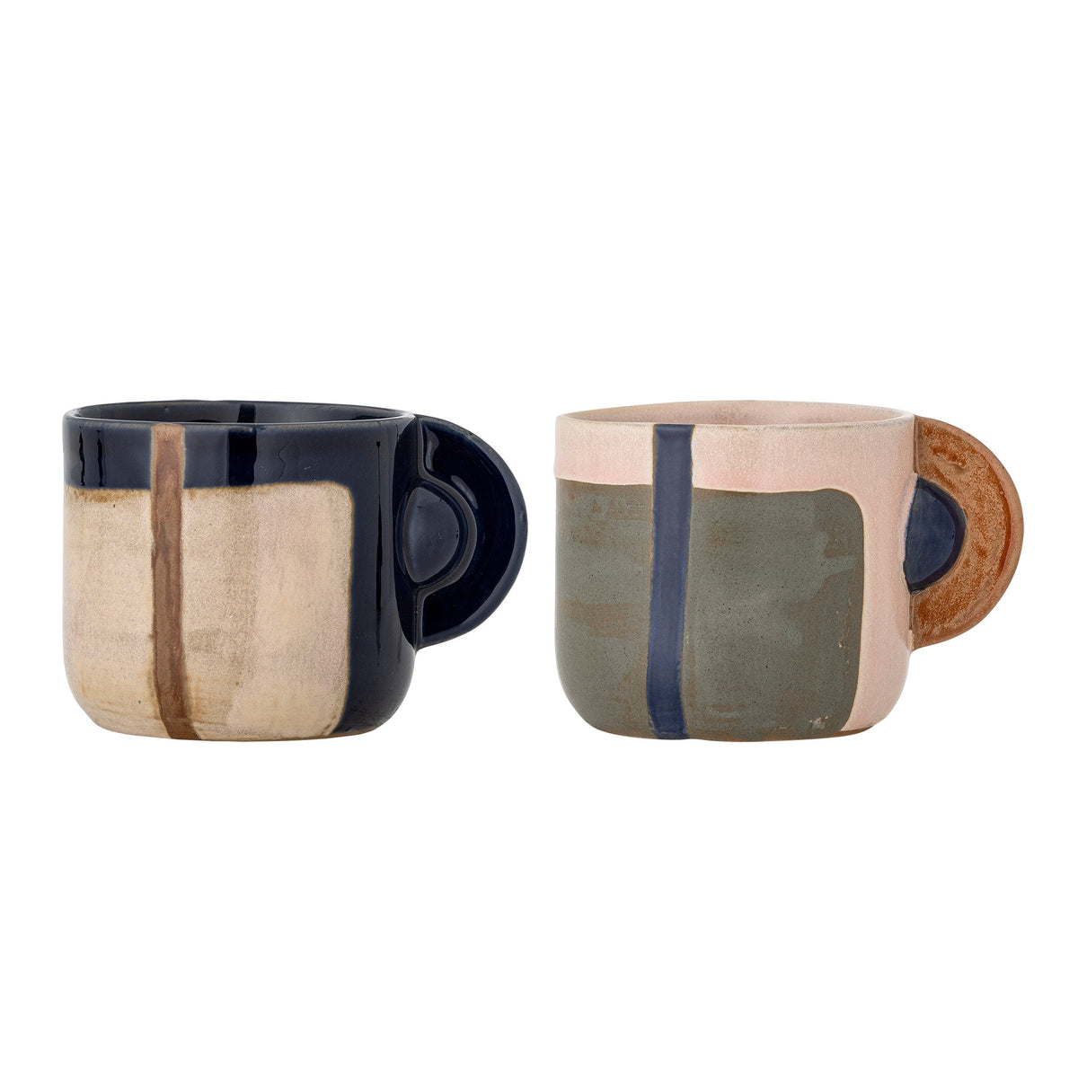 Bolivia Tasse, Bunt, Steingut in Multi präsentiert im Onlineshop von KAQTU Design AG. Tasse ist von Bloomingville