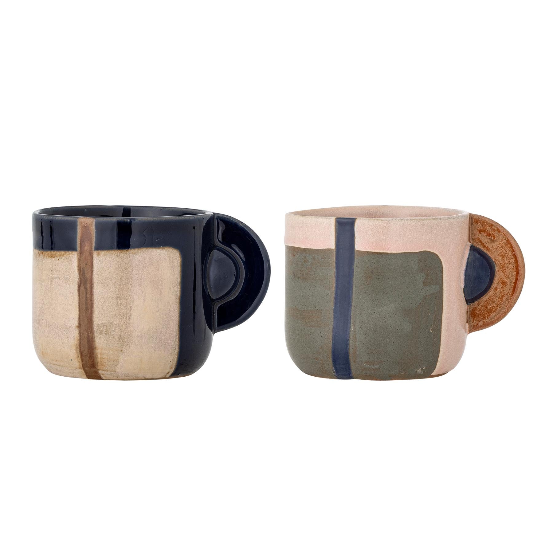 Bolivia Tasse, Bunt, Steingut in Multi präsentiert im Onlineshop von KAQTU Design AG. Tasse ist von Bloomingville