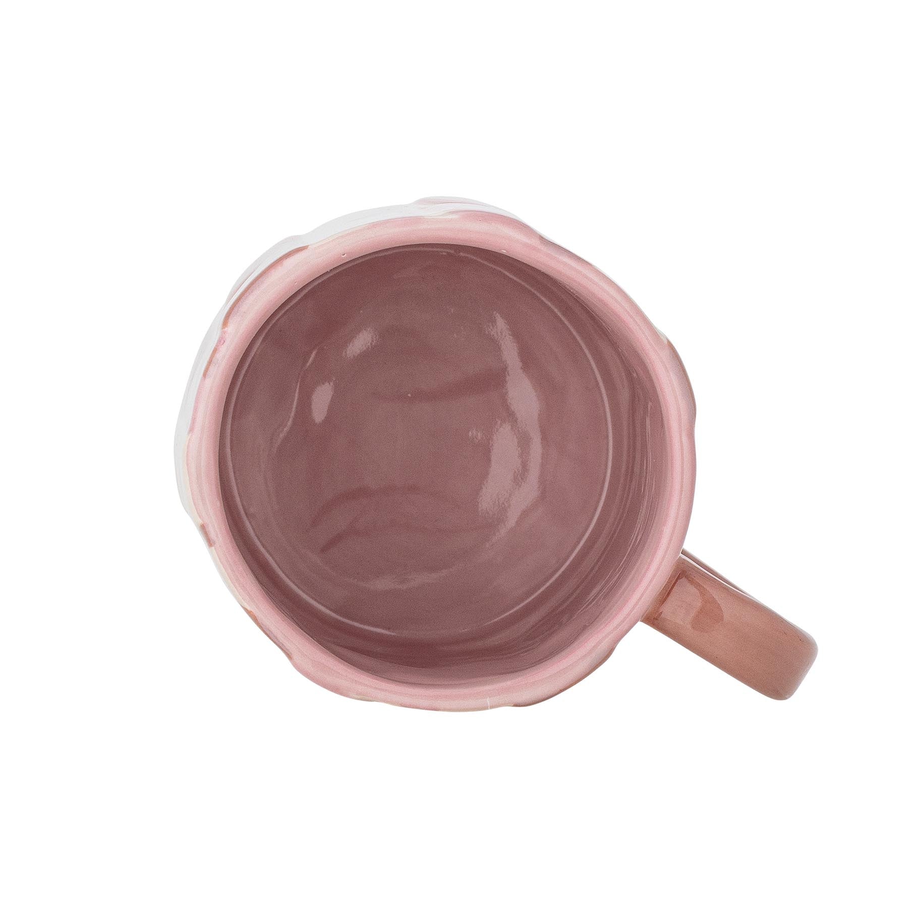 Saul Becher, Rose, Steingut in Rose präsentiert im Onlineshop von KAQTU Design AG. Tasse ist von Bloomingville