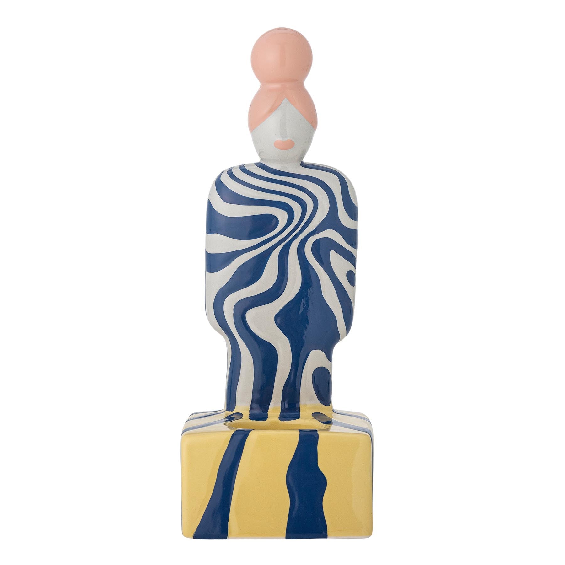 Priya Teelichthalter, Bunt, Steingut in Multi präsentiert im Onlineshop von KAQTU Design AG. Kerzenständer ist von Bloomingville