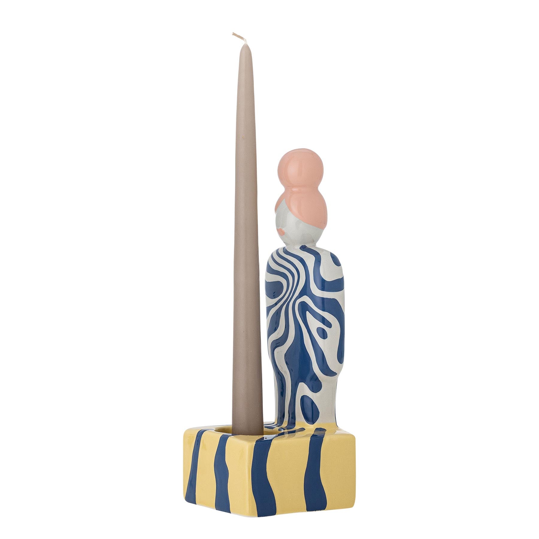 Priya Teelichthalter, Bunt, Steingut in Multi präsentiert im Onlineshop von KAQTU Design AG. Kerzenständer ist von Bloomingville