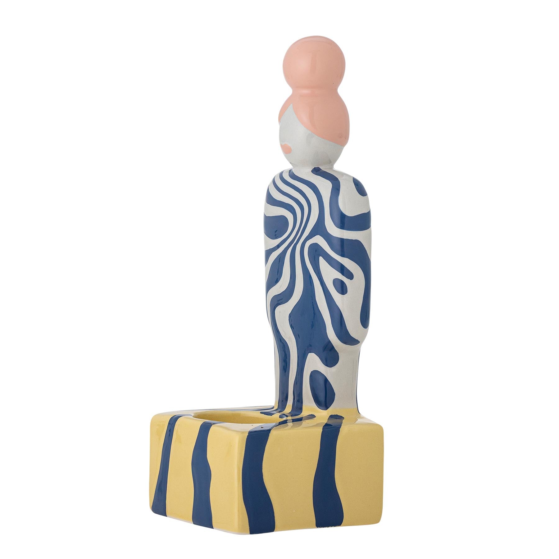 Priya Teelichthalter, Bunt, Steingut in Multi präsentiert im Onlineshop von KAQTU Design AG. Kerzenständer ist von Bloomingville