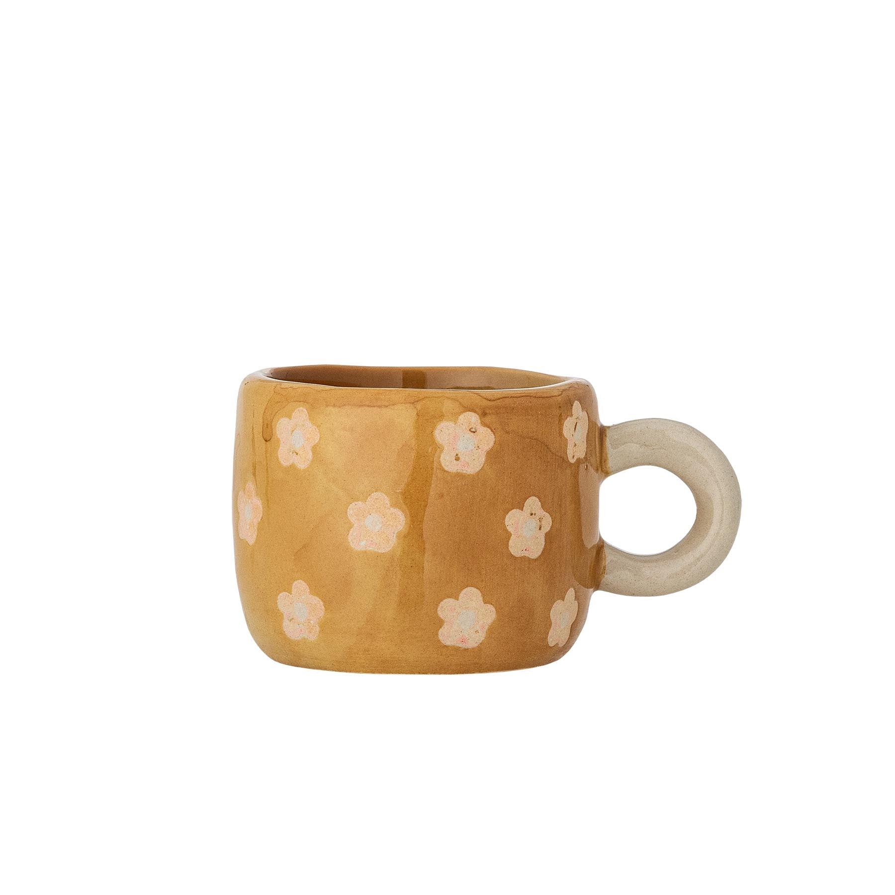 Nini Tasse, Braun, Steingut in Brown präsentiert im Onlineshop von KAQTU Design AG. Tasse ist von Bloomingville