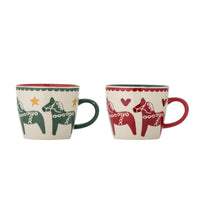 Tasse Siffer, colorée, faïence