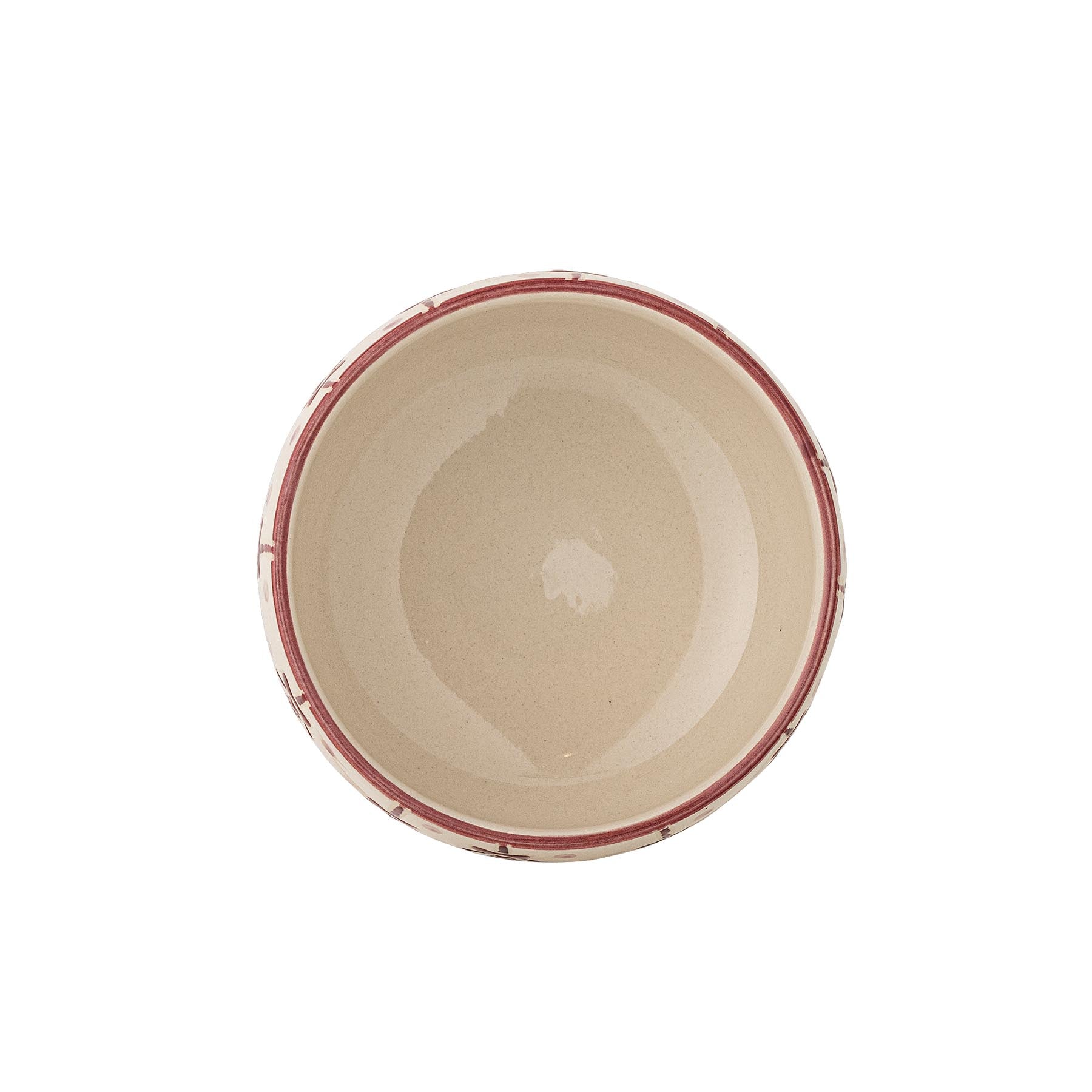 Ornamentia Schale, Rot, Steingut in Red präsentiert im Onlineshop von KAQTU Design AG. Schale ist von Bloomingville