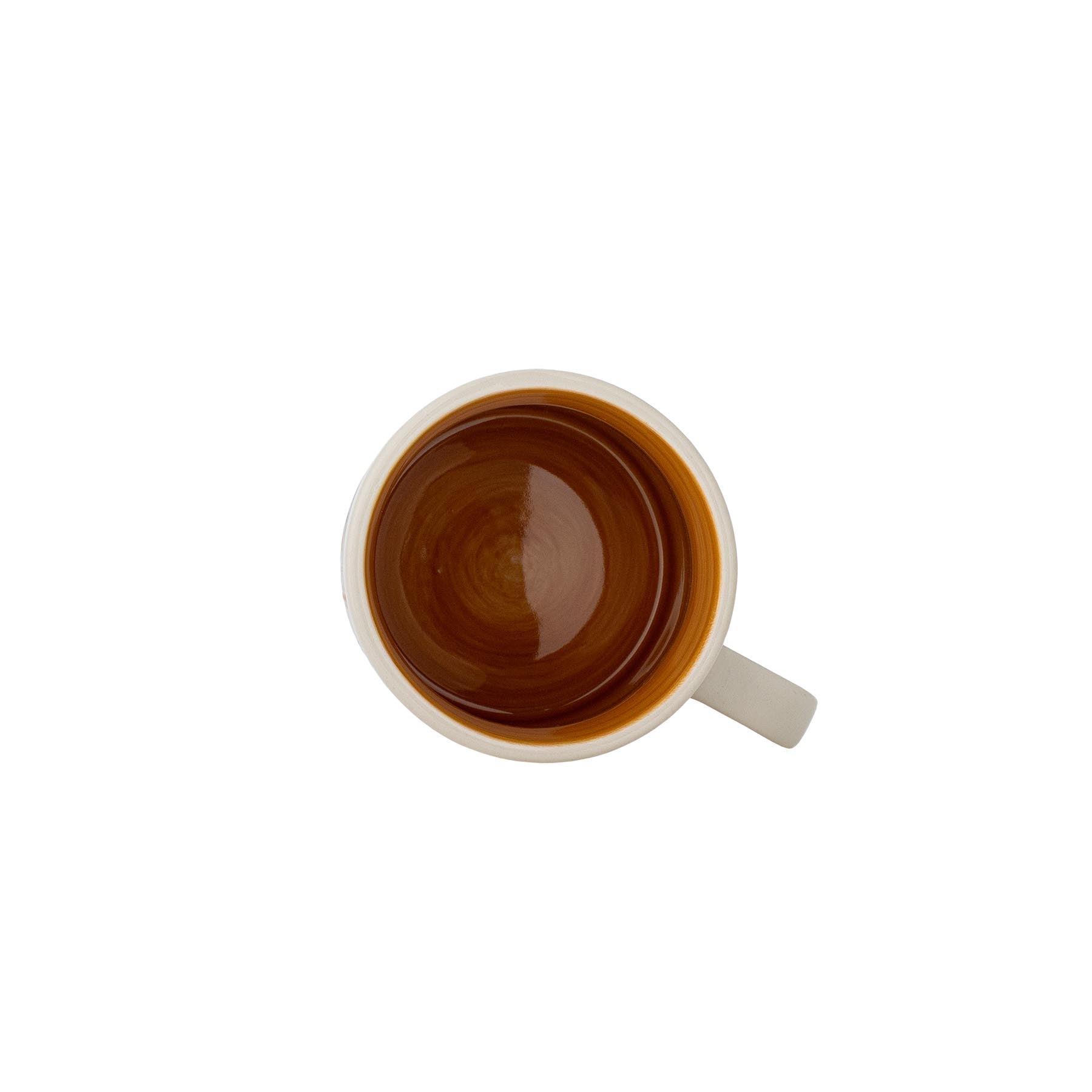Gina Becher, Braun, Steingut in Brown präsentiert im Onlineshop von KAQTU Design AG. Tasse ist von Bloomingville