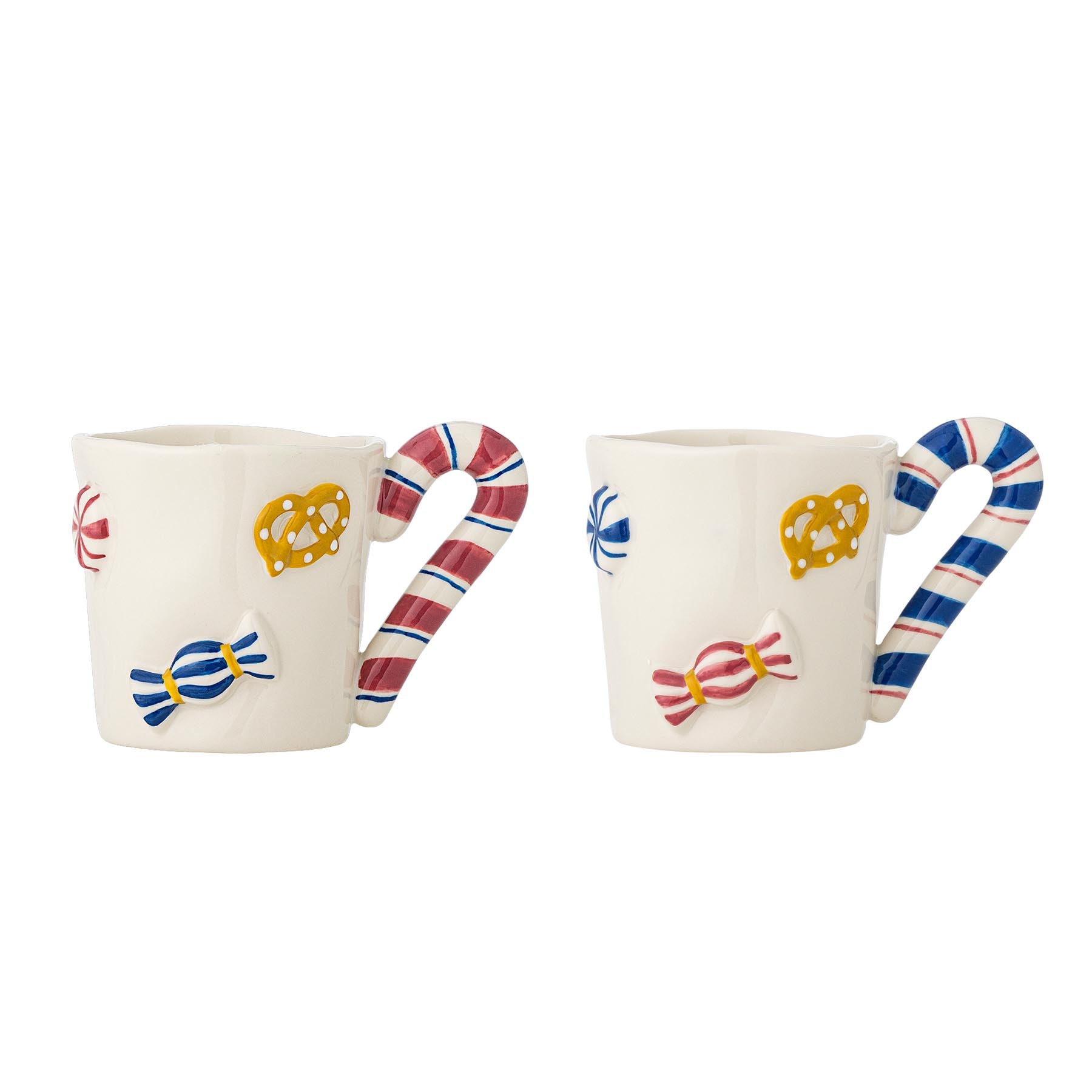 Candice Tasse, Bunt, Steingut in Multi präsentiert im Onlineshop von KAQTU Design AG. Tasse ist von Bloomingville