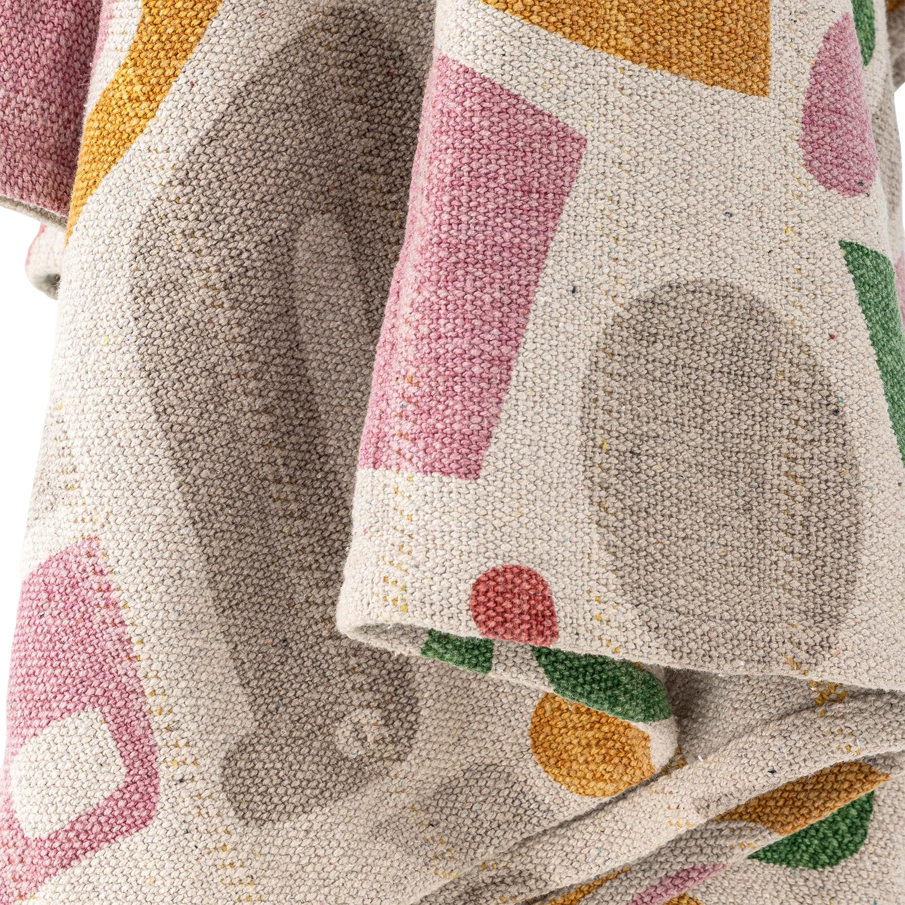 Filur Decke, Bunt, Recycelte Baumwolle in Multi präsentiert im Onlineshop von KAQTU Design AG. Bettüberwurf ist von Bloomingville Mini