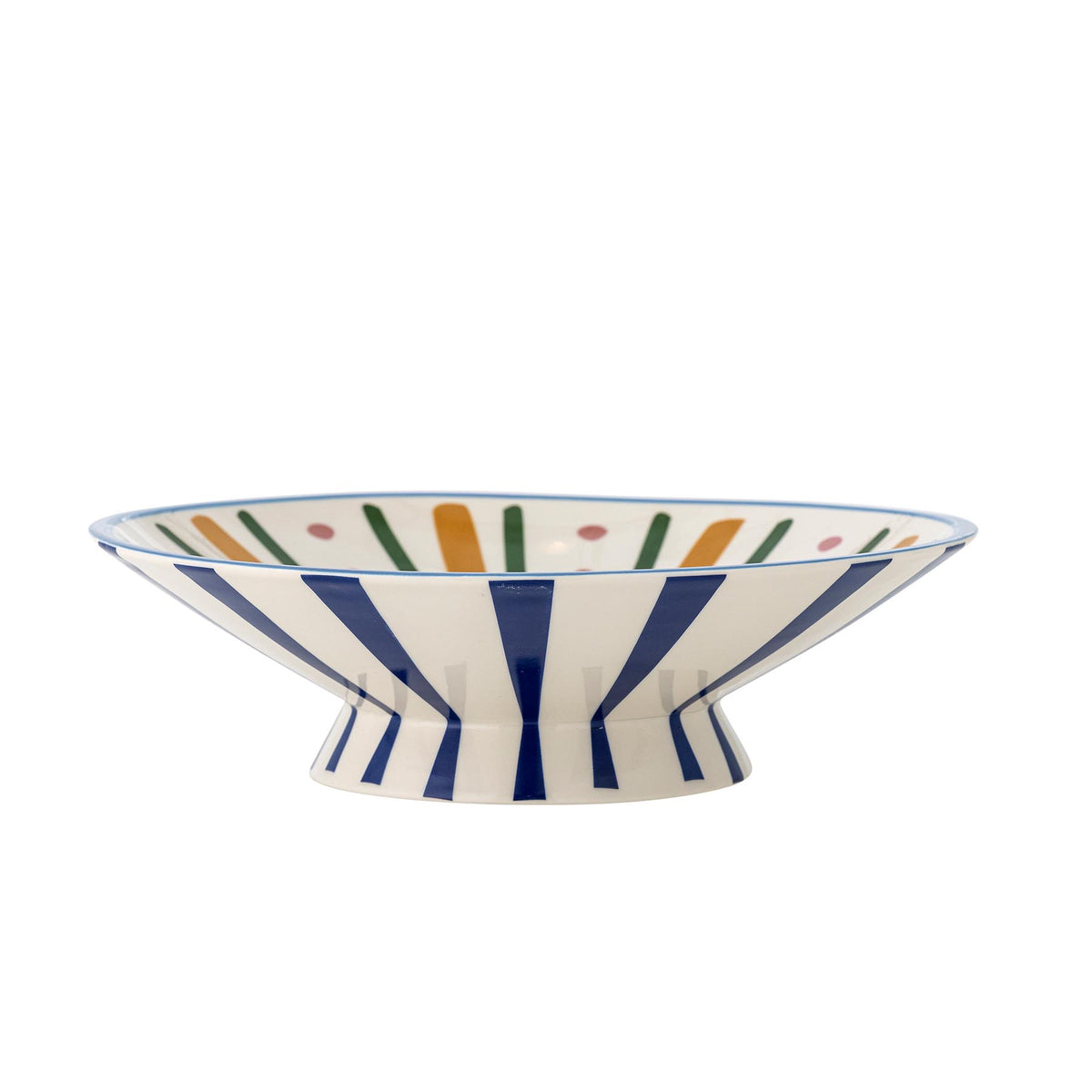 Conneli Schale, Bunt, Steingut in Multi präsentiert im Onlineshop von KAQTU Design AG. Schale ist von Bloomingville