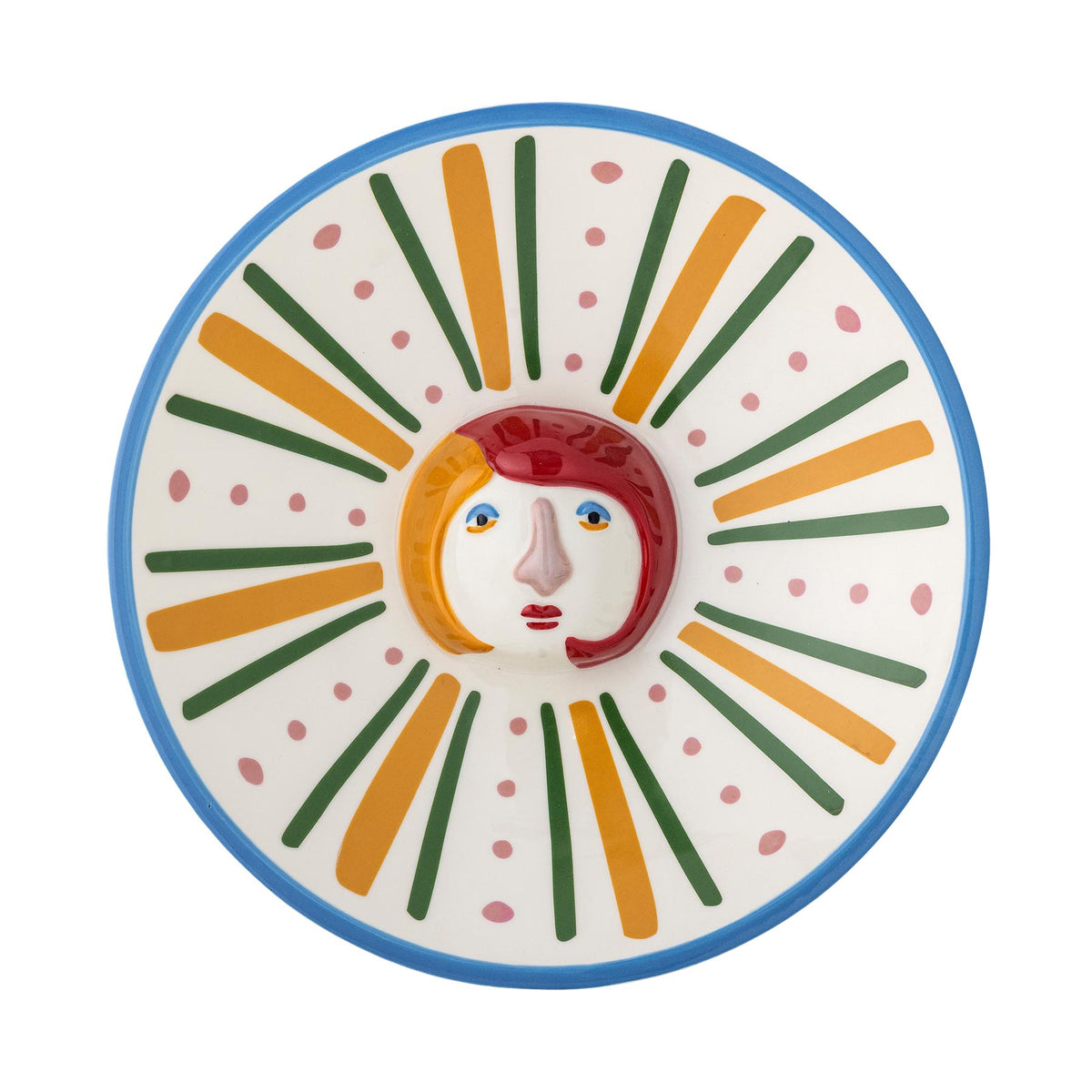 Conneli Schale, Bunt, Steingut in Multi präsentiert im Onlineshop von KAQTU Design AG. Schale ist von Bloomingville