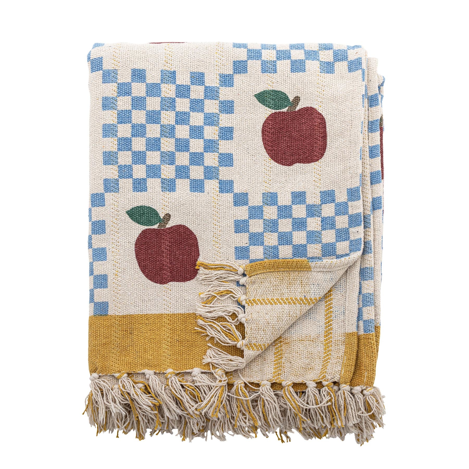Gala Decke, Bunt, Recycelte Baumwolle in Multi präsentiert im Onlineshop von KAQTU Design AG. Bettüberwurf ist von Bloomingville Mini