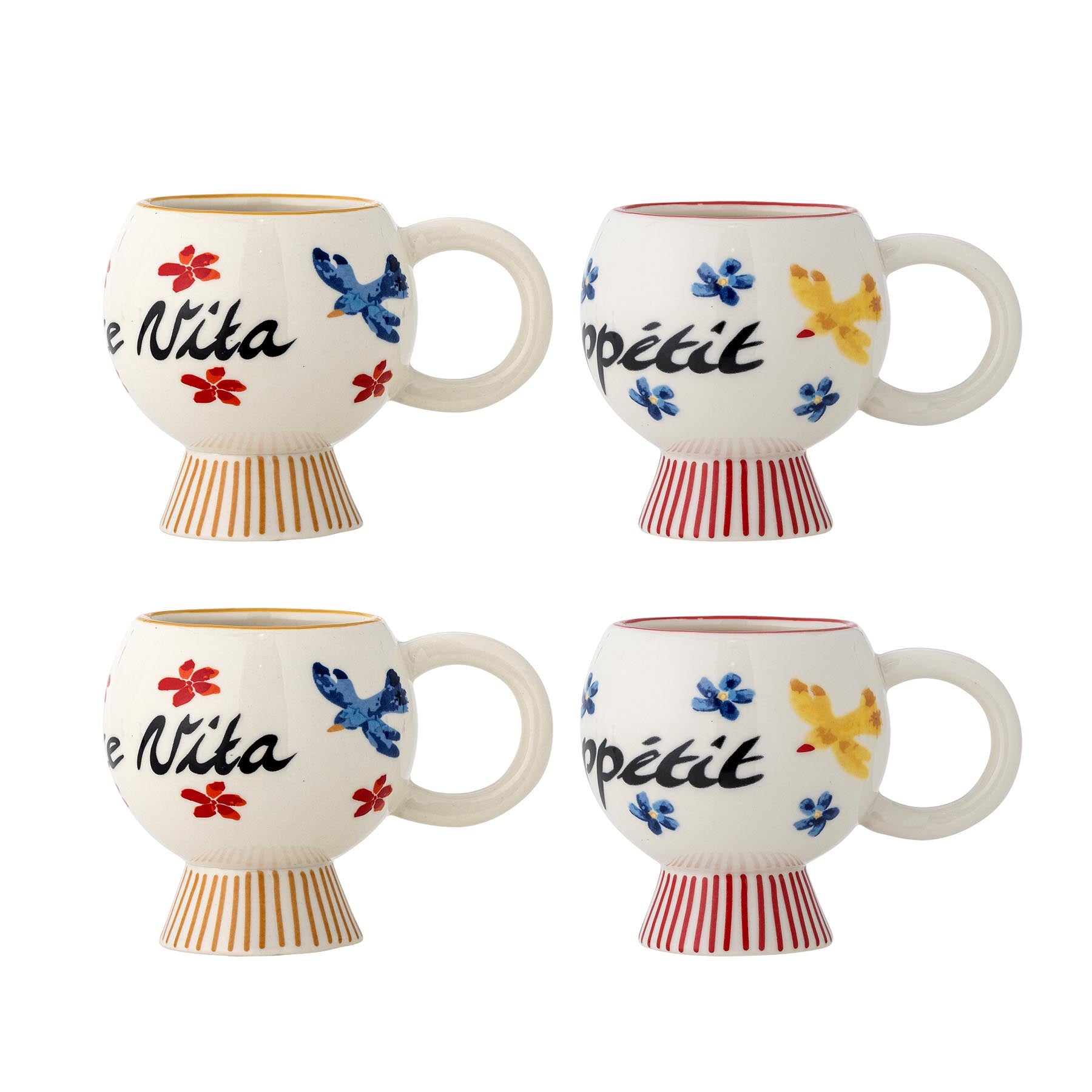 Lindsay Tasse, Bunt, Steingut in Multi präsentiert im Onlineshop von KAQTU Design AG. Tasse ist von Creative Collection