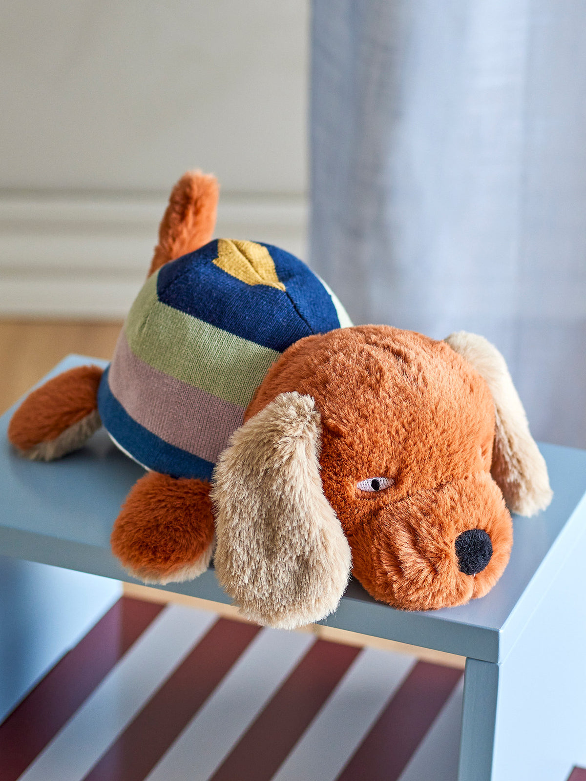 Charlie Plüschtier, Bunt, Polyester in Multi präsentiert im Onlineshop von KAQTU Design AG. Plüschtier Kids ist von Bloomingville Mini