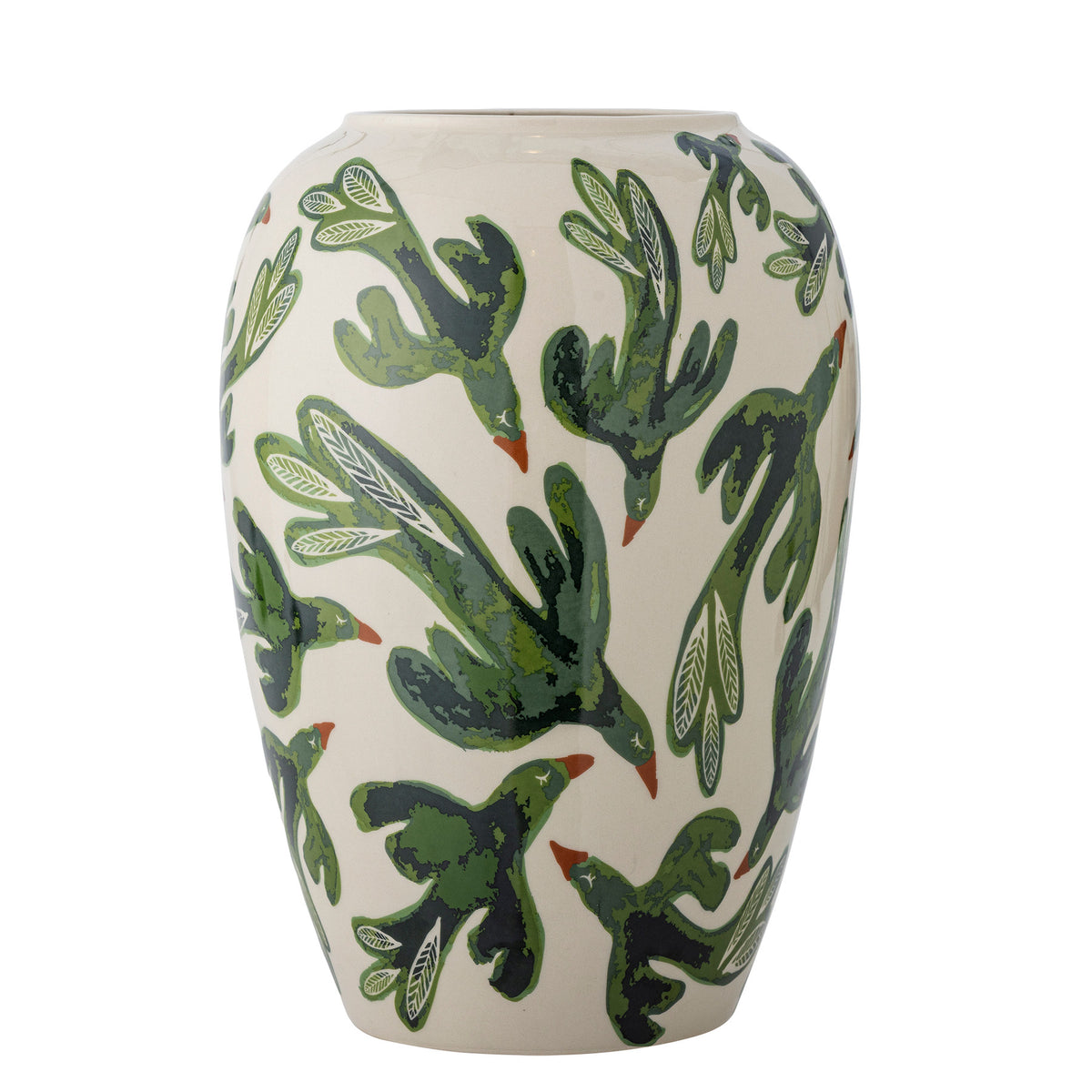 Birdliva Vase, Bunt, Steingut in Multi präsentiert im Onlineshop von KAQTU Design AG. Vase ist von Bloomingville