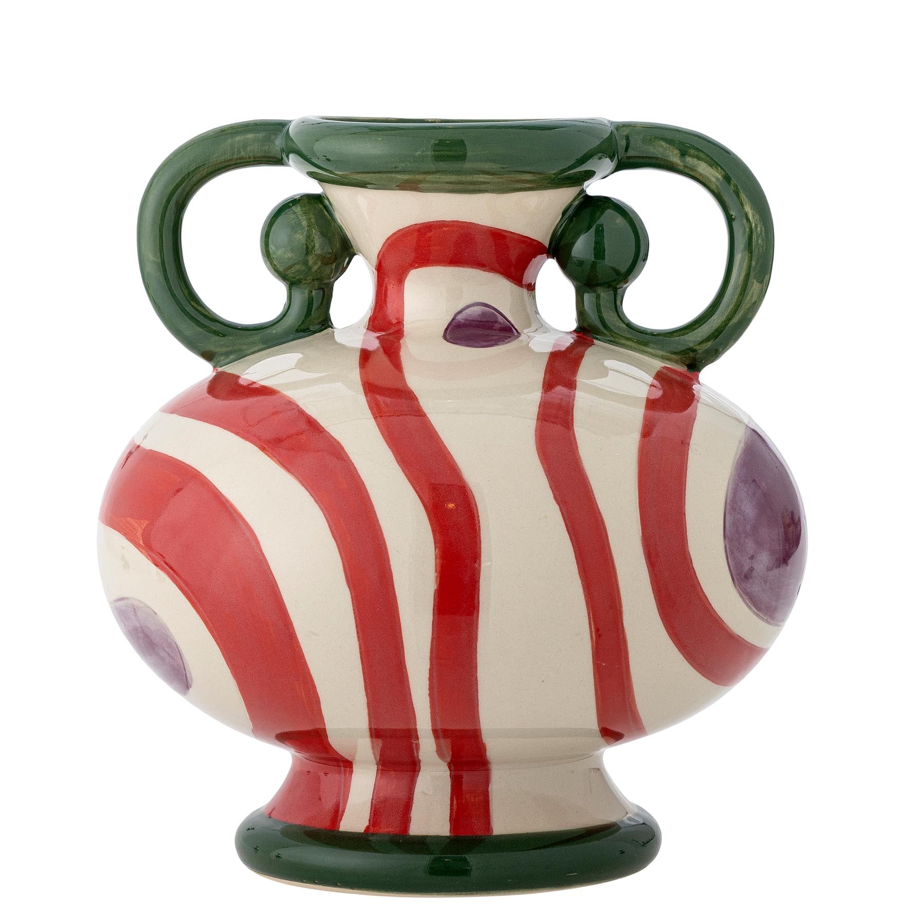 Betiva Vase, Bunt, Steingut in Multi präsentiert im Onlineshop von KAQTU Design AG. Vase ist von Bloomingville