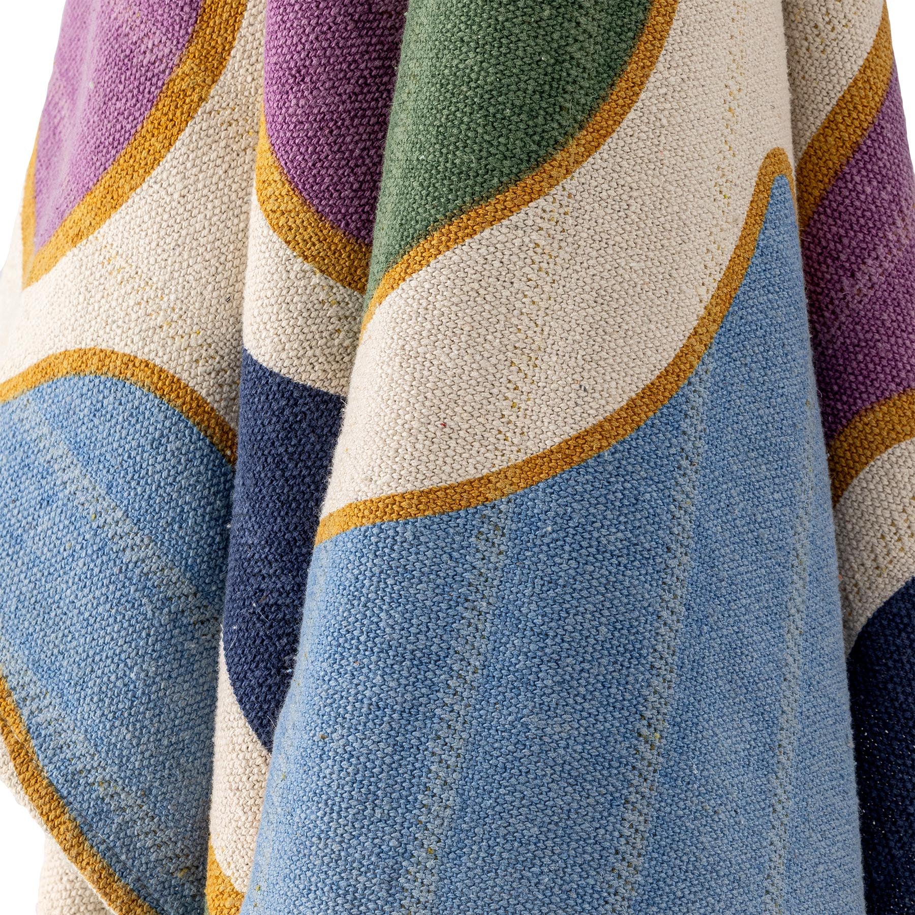 Salacia Decke, Bunt, Recycelte Baumwolle in Multi präsentiert im Onlineshop von KAQTU Design AG. Bettüberwurf ist von Bloomingville