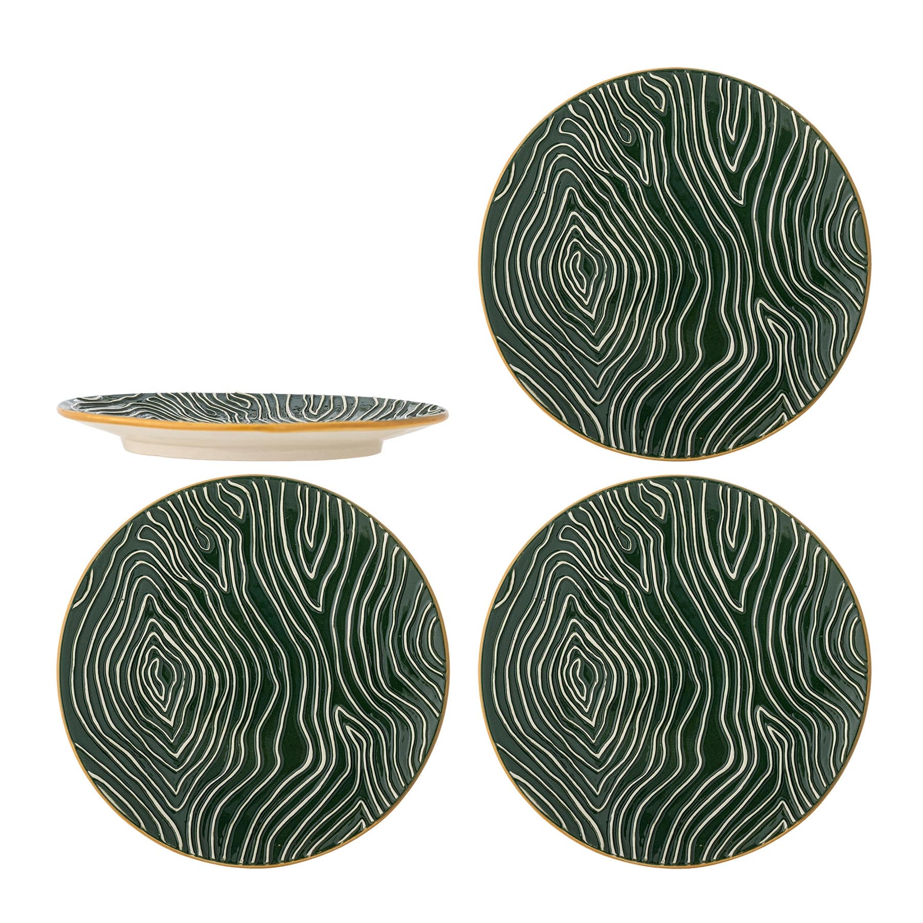 Woodsby Teller, Bunt, Steingut in Multi präsentiert im Onlineshop von KAQTU Design AG. Teller ist von Bloomingville
