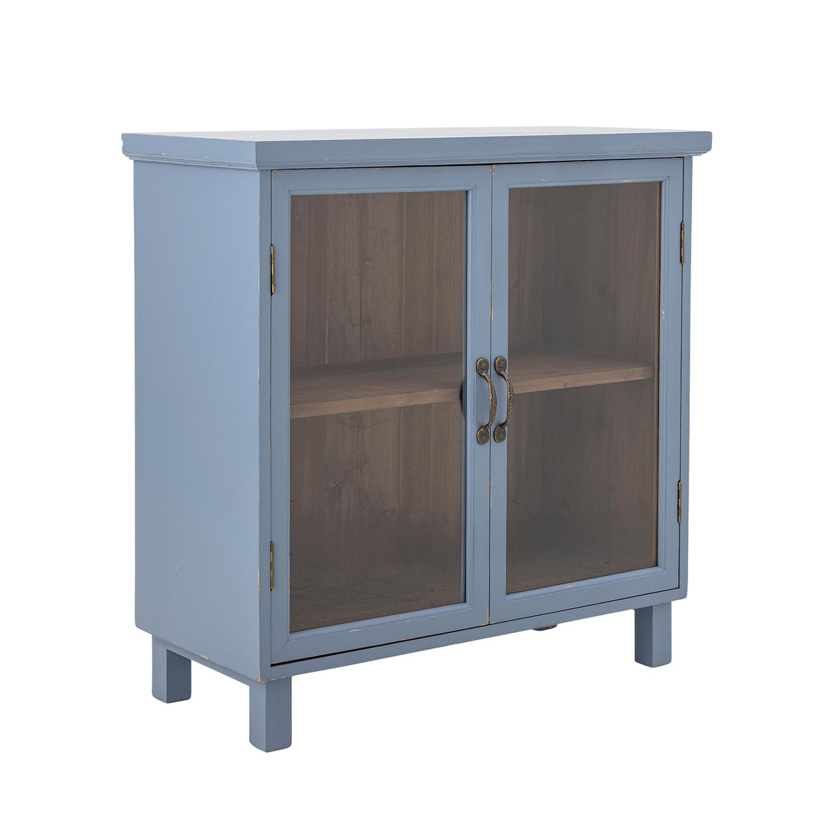 Hazem Kabinett, Blau, Tannenholz in Blue präsentiert im Onlineshop von KAQTU Design AG. Cabinet ist von Creative Collection