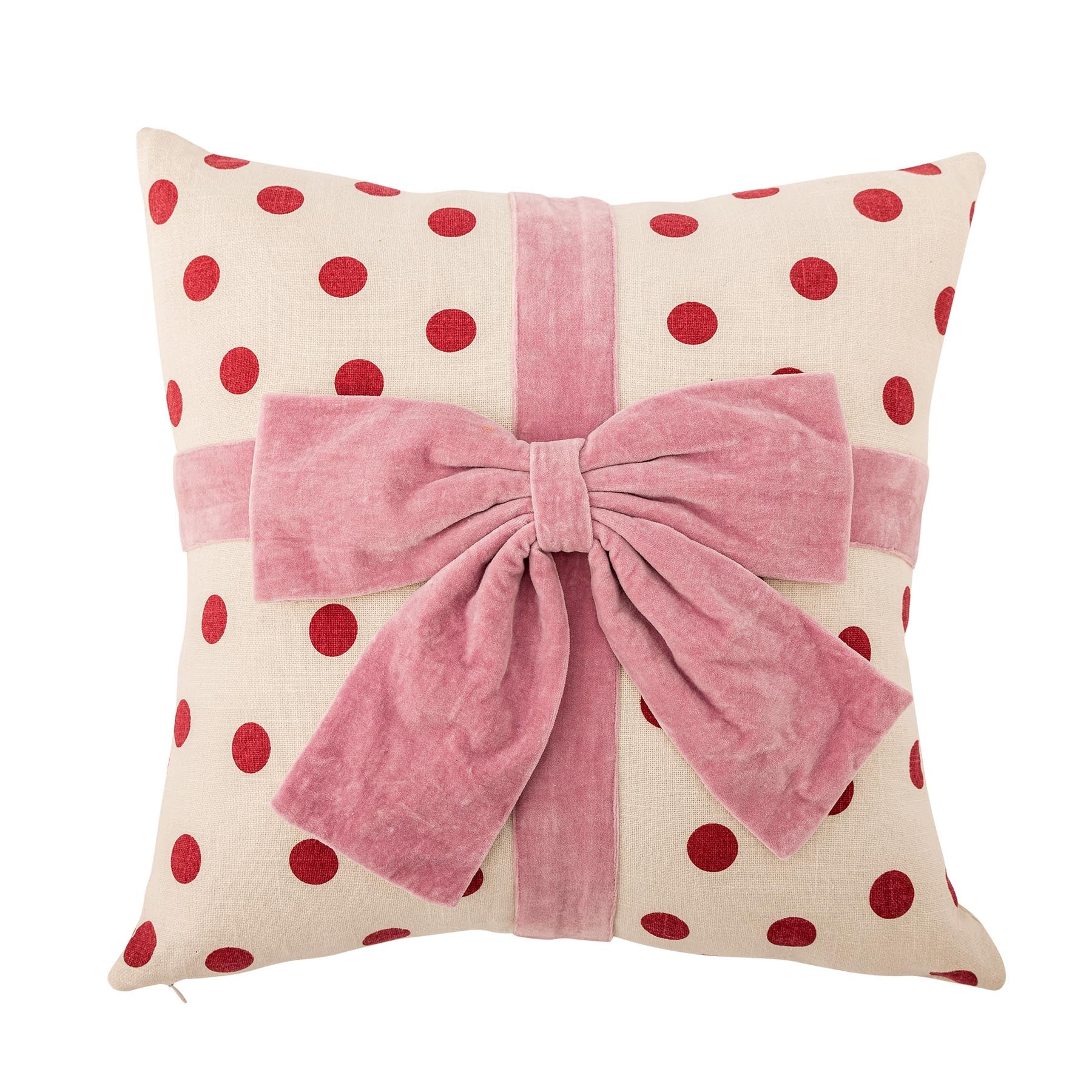 Bowie Kissen, Rose, Baumwolle OEKO-TEX® in Rose präsentiert im Onlineshop von KAQTU Design AG. Deko Kissenbezug ist von Bloomingville