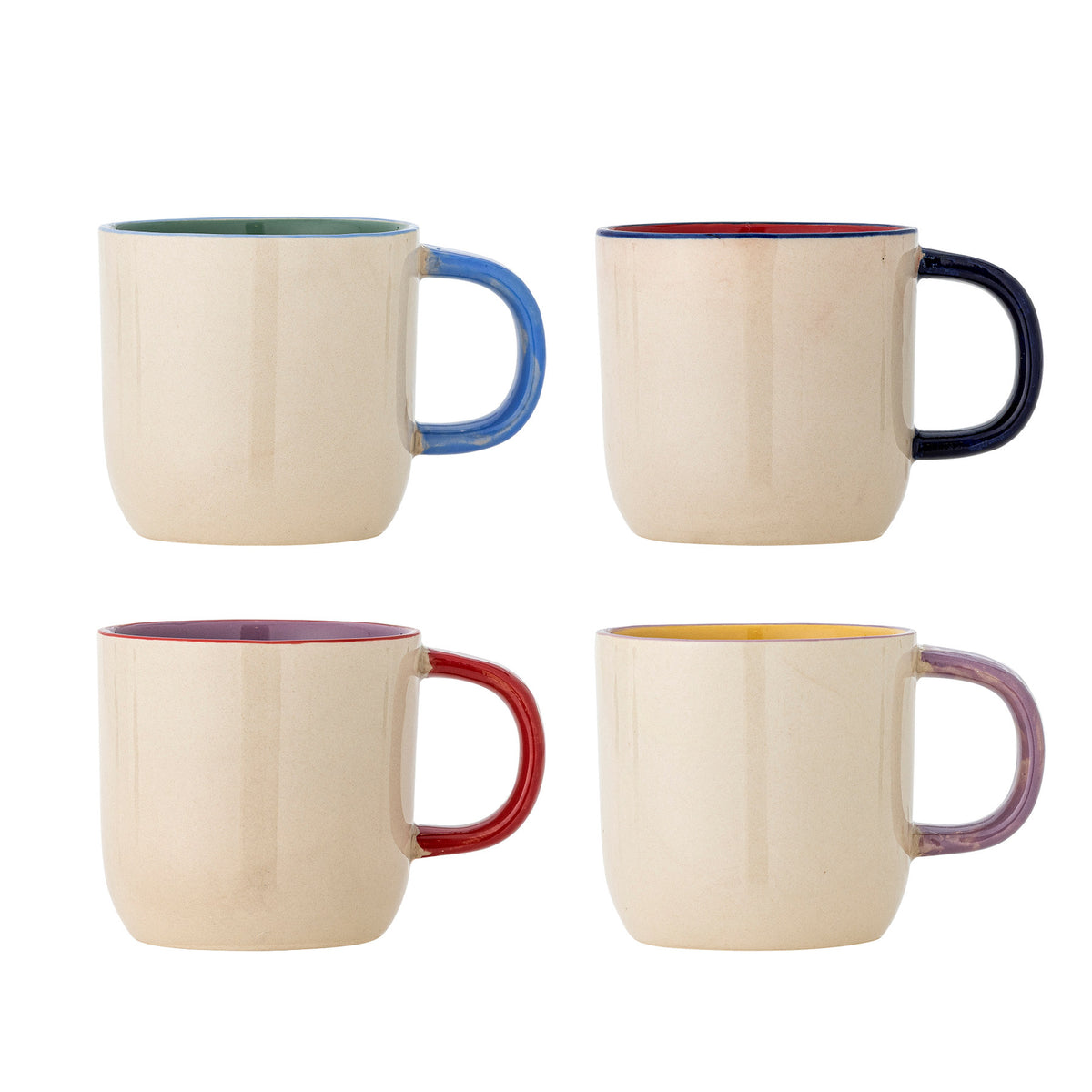 Vista Becher, Bunt, Steingut in Multi präsentiert im Onlineshop von KAQTU Design AG. Tasse ist von Bloomingville