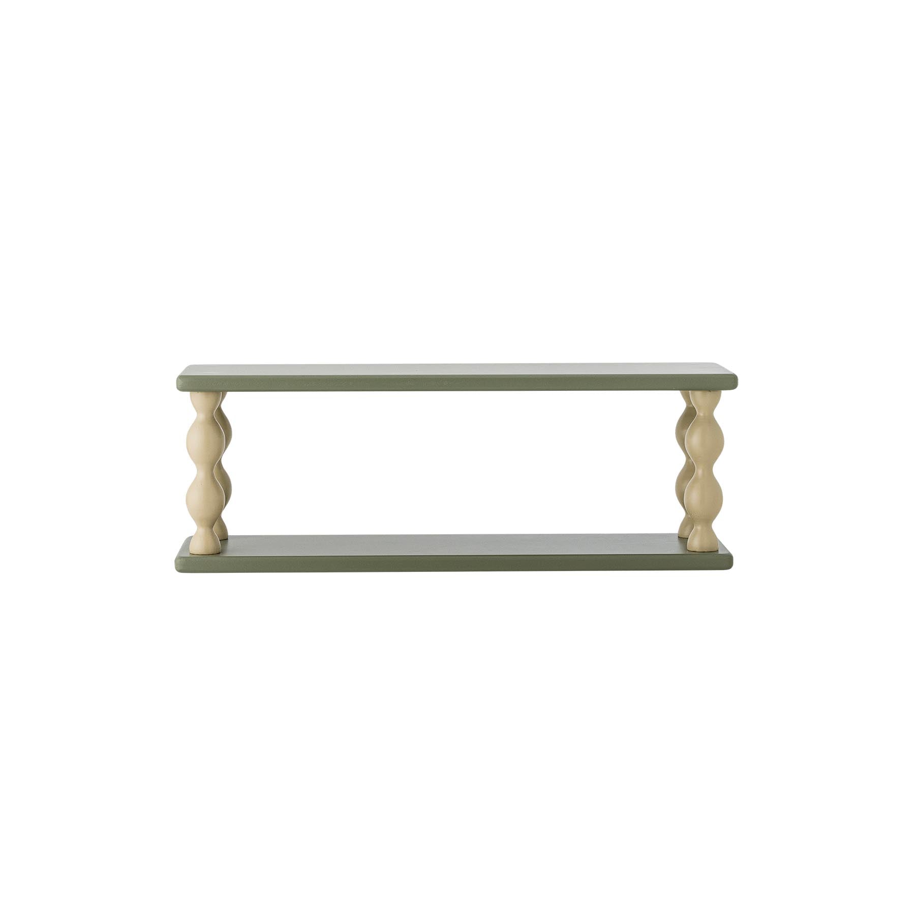 Bibiola Regal, Grün, MDF in Green präsentiert im Onlineshop von KAQTU Design AG. Wandregal ist von Bloomingville Mini