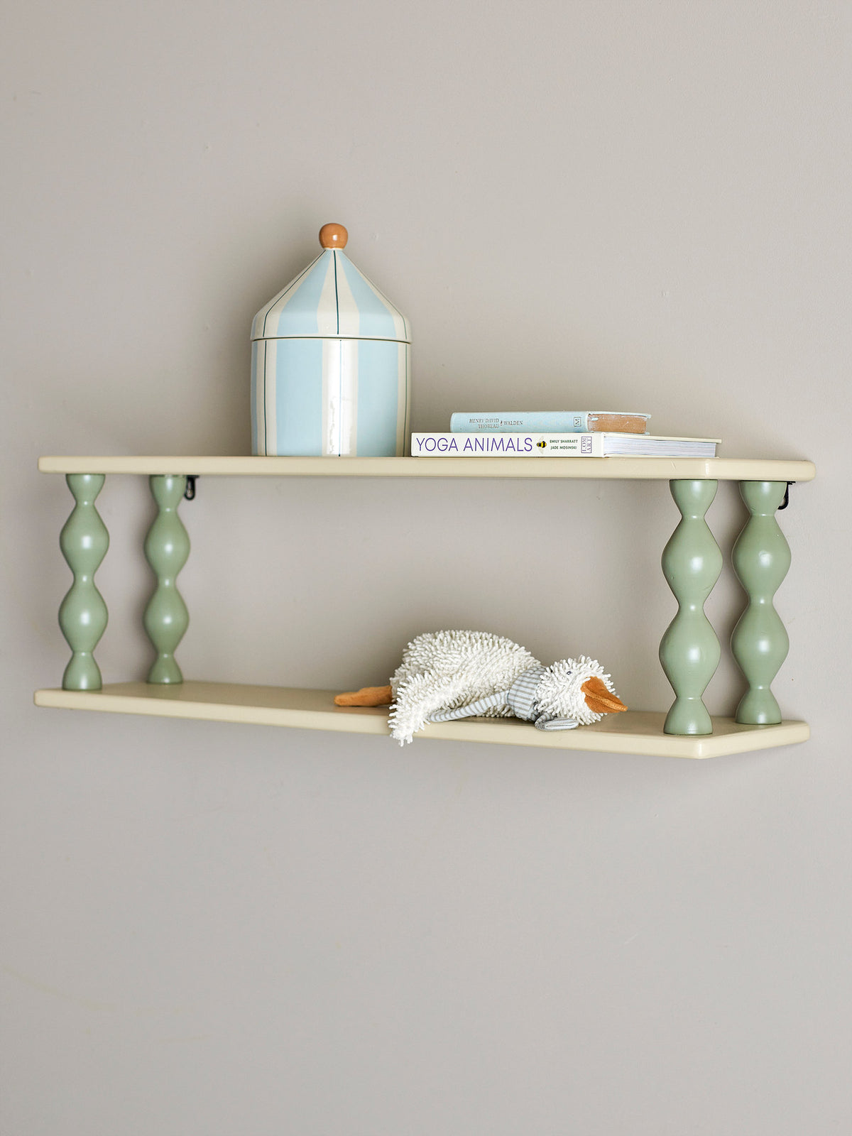 Bibiola Regal, Natur, MDF in Nature präsentiert im Onlineshop von KAQTU Design AG. Wandregal ist von Bloomingville Mini