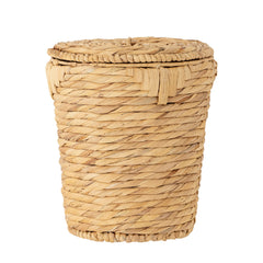 Cestino Peri con coperchio, naturale, giacinto d'acqua