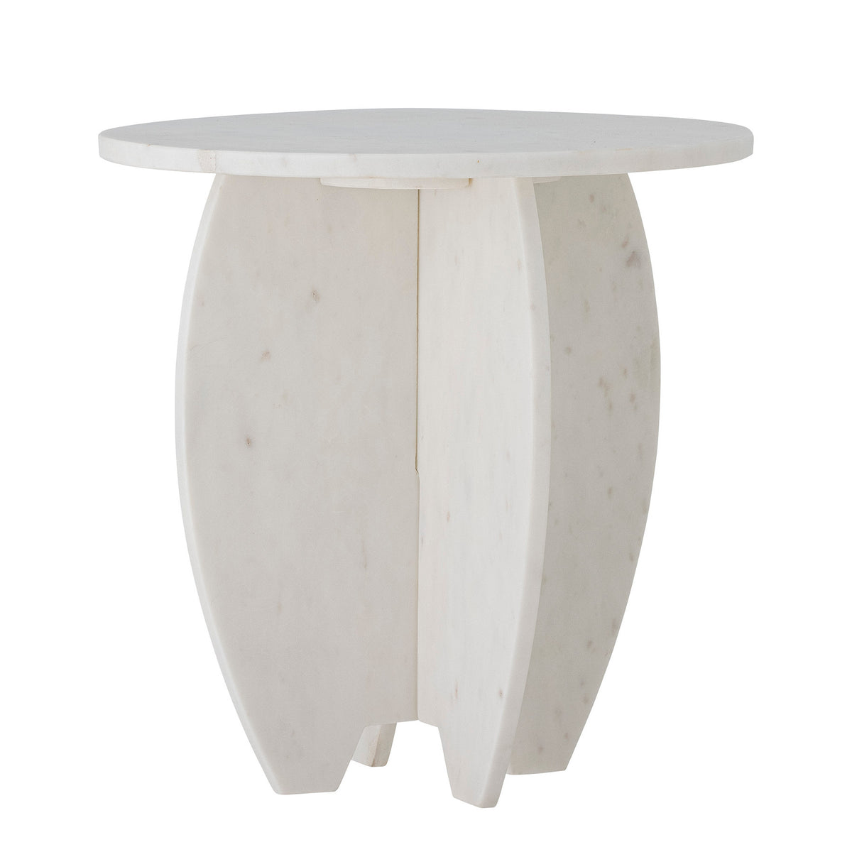 Sendai Sockel, Weiss, Marmor in Weiss präsentiert im Onlineshop von KAQTU Design AG. Kunstgegenstände ist von Bloomingville