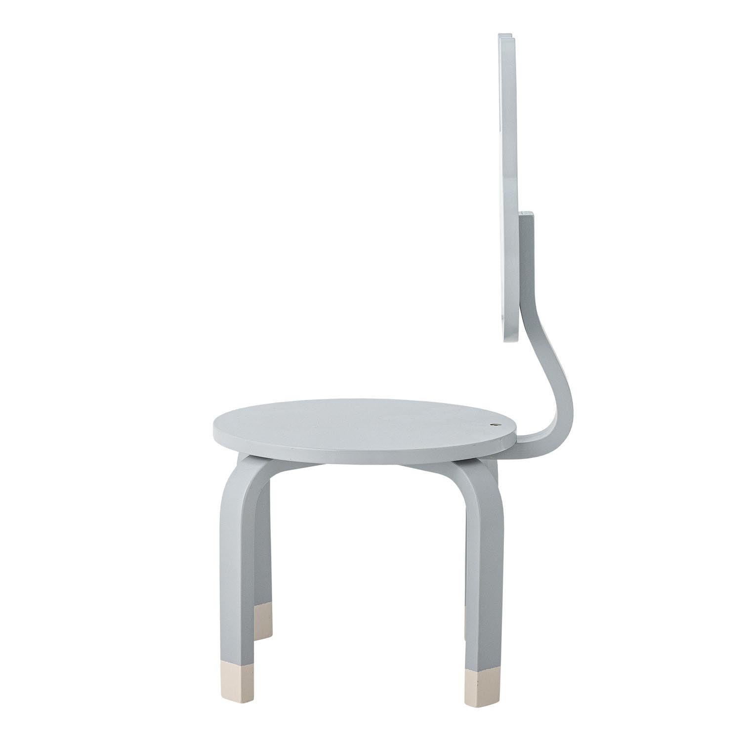 Marle Stuhl, Grau, MDF in Grau präsentiert im Onlineshop von KAQTU Design AG. Stuhl ist von Bloomingville Mini