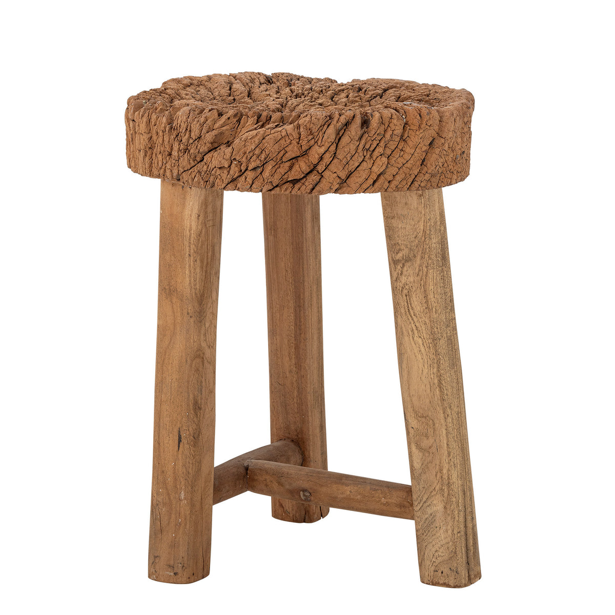 Delray Hocker, Natur, Recyceltes Holz in Nature präsentiert im Onlineshop von KAQTU Design AG. Hocker ist von Bloomingville