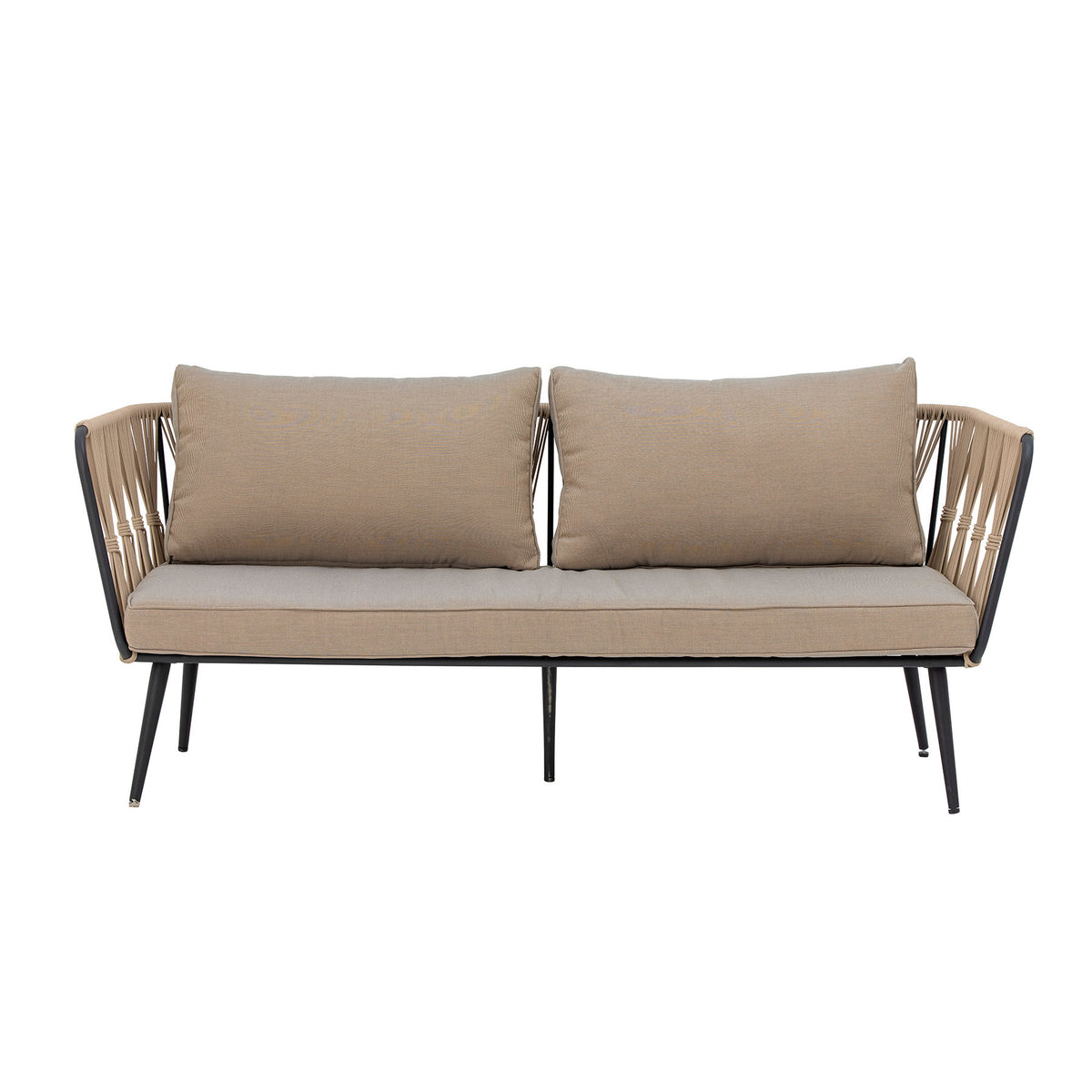 Pavone Fire-resistant Sofa, Braun, Metall in Braun präsentiert im Onlineshop von KAQTU Design AG. Lounge Sofa ist von Bloomingville