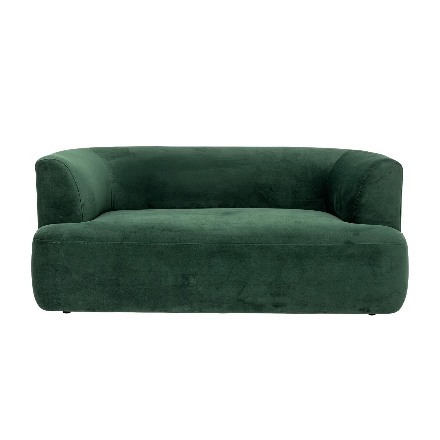 Morgan sofa, green, polyester